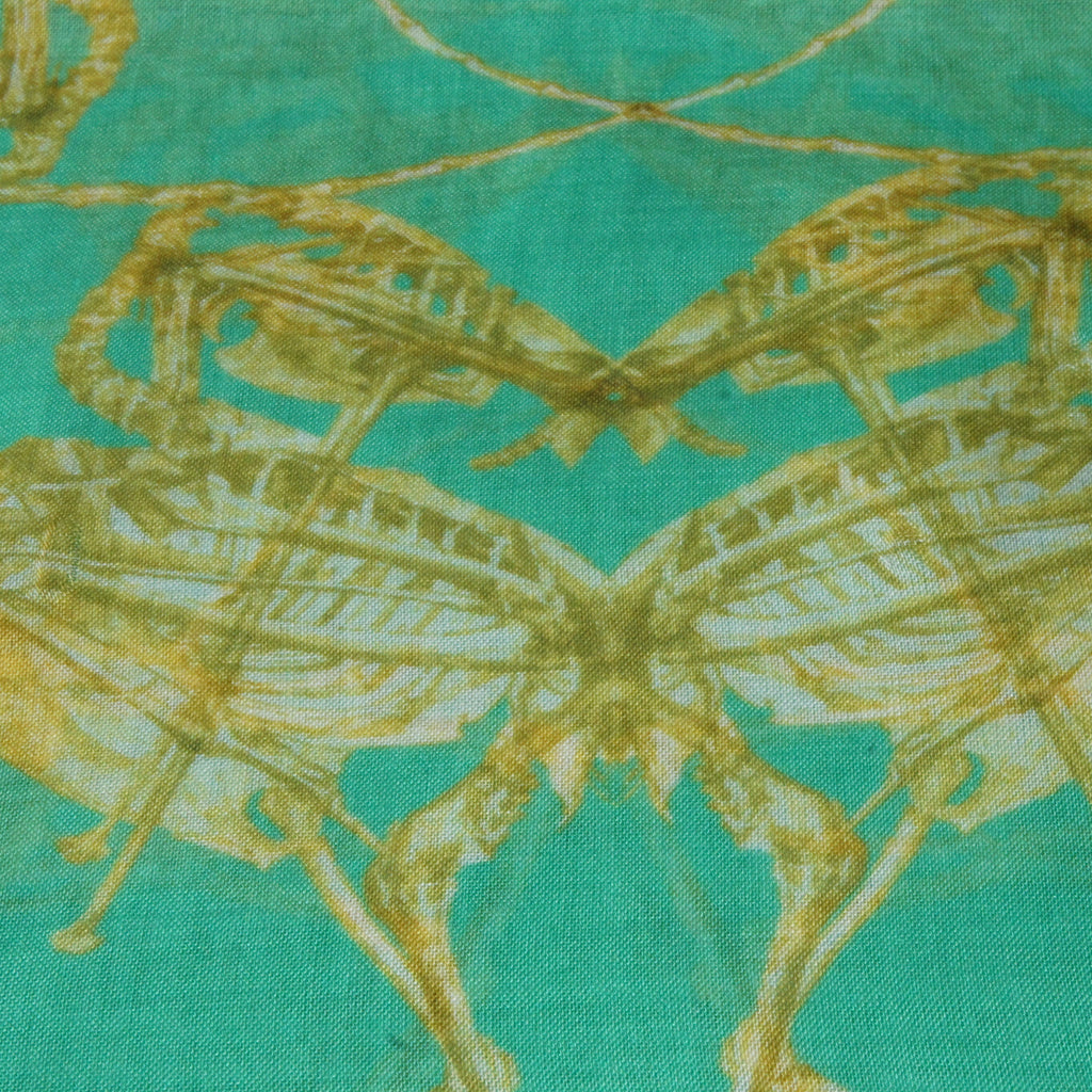 Philipp Sidler | Beech Tree Modal Scarf "Winged Crush" (55” X 55”)