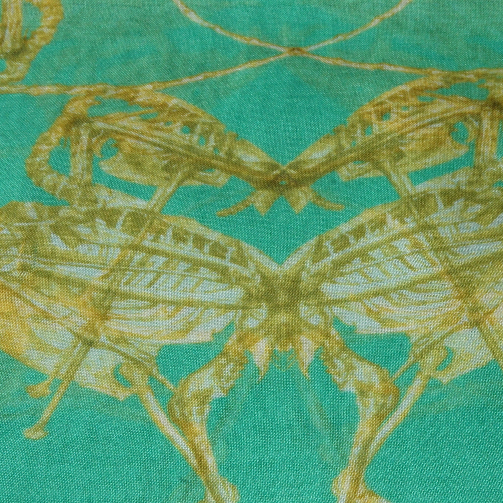 Philipp Sidler | Beech Tree Modal Scarf "Winged Crush" (55” X 55”)