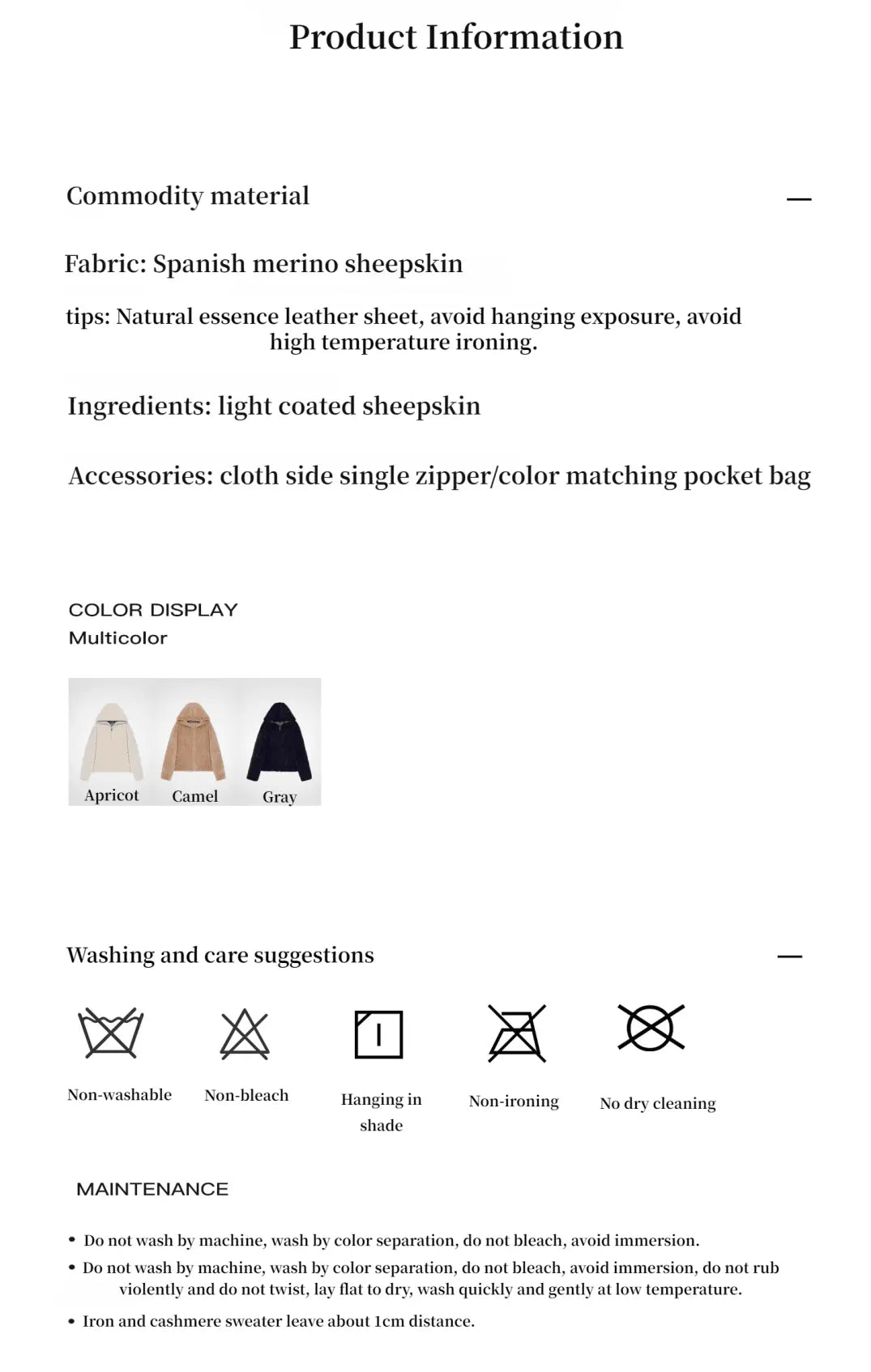 FIRELADY FUR | Women's Merino Sheepskin Jacket