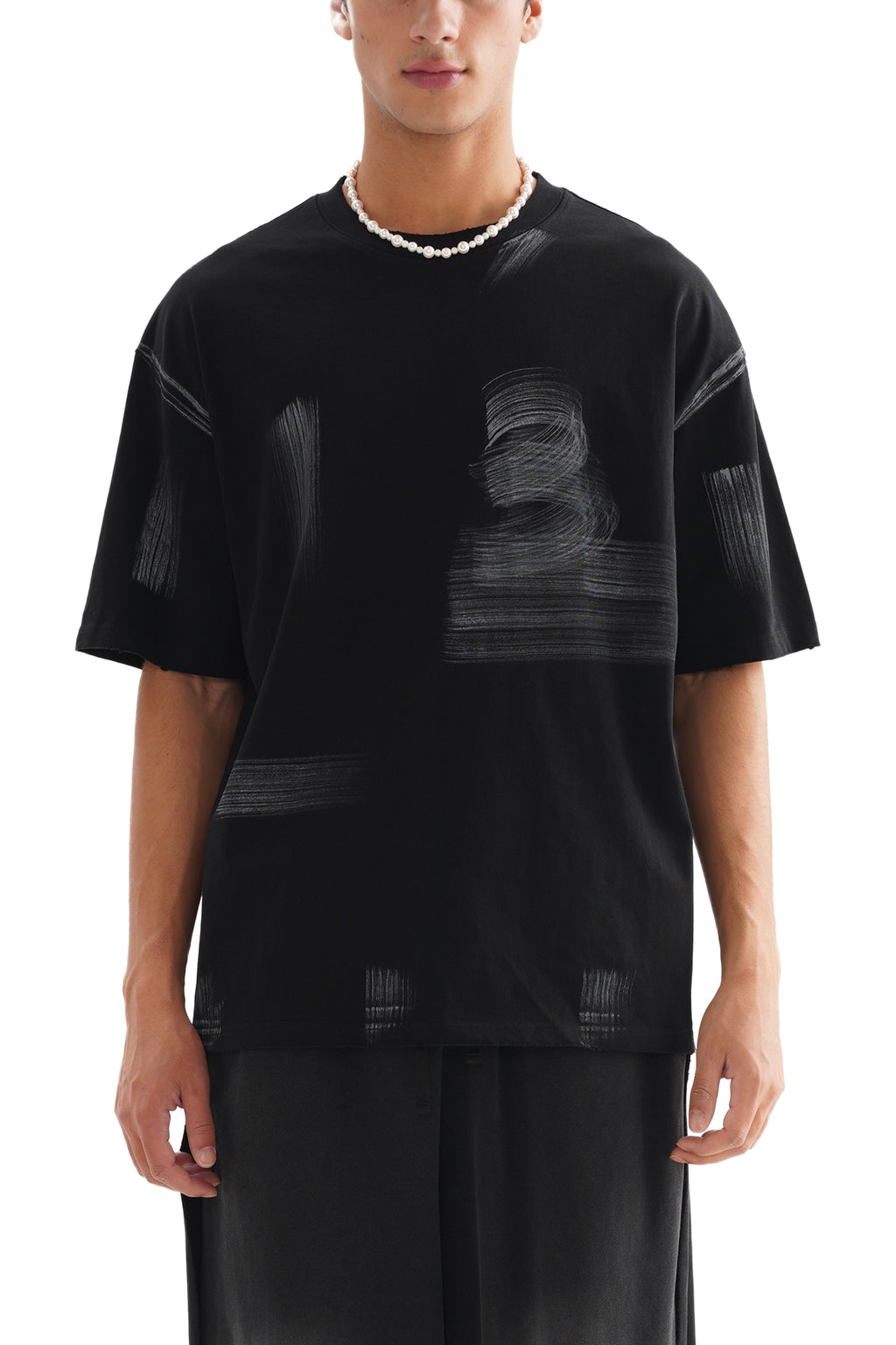 Cotton T-shirt | Hand Brushed