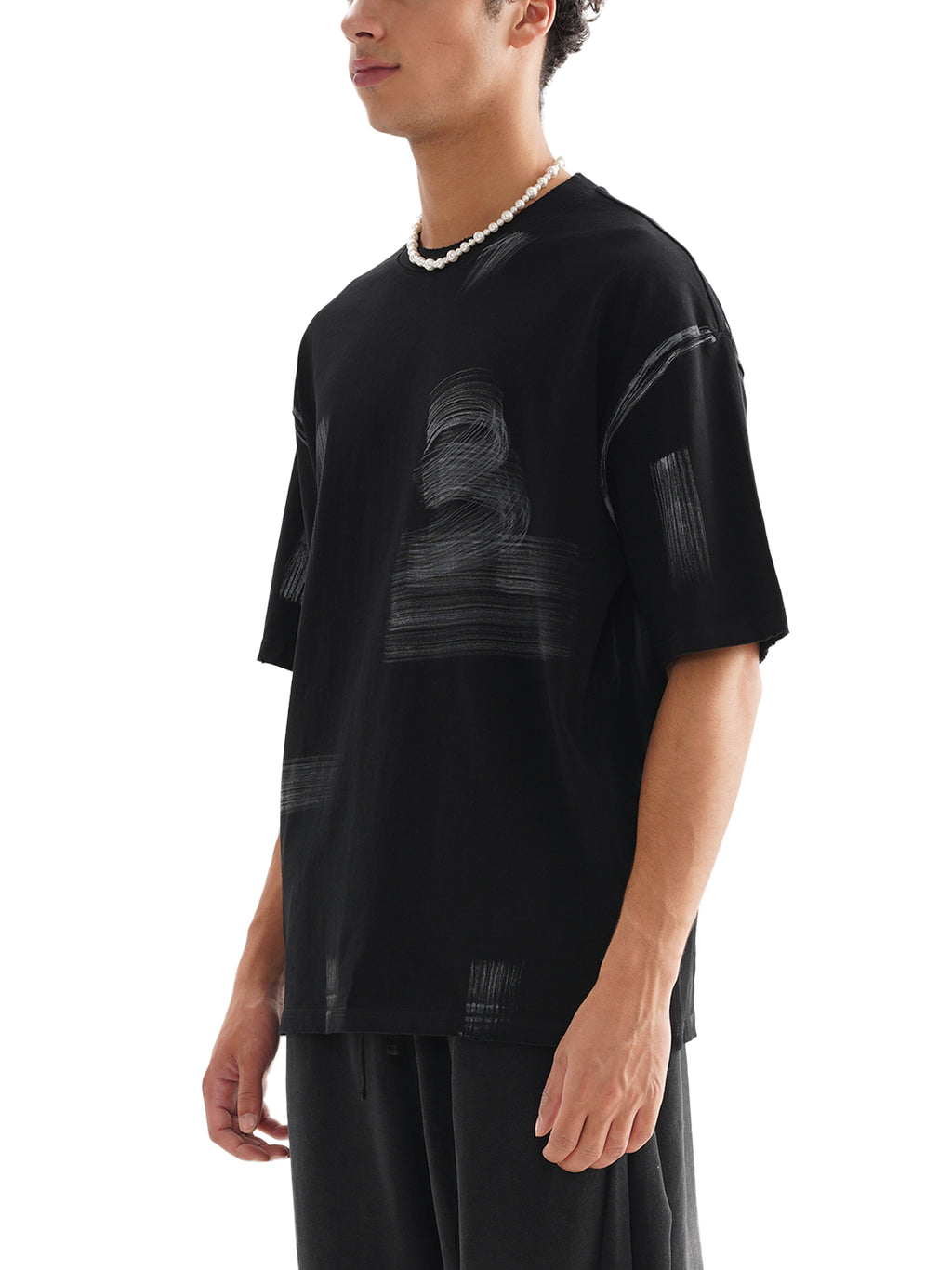 Cotton T-shirt | Hand Brushed