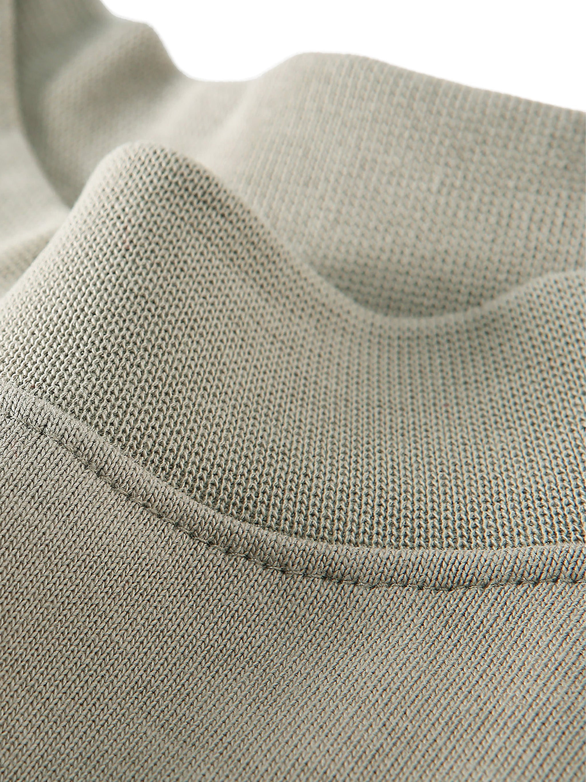 Cotton Sweatshirt | Plain Mock Neck