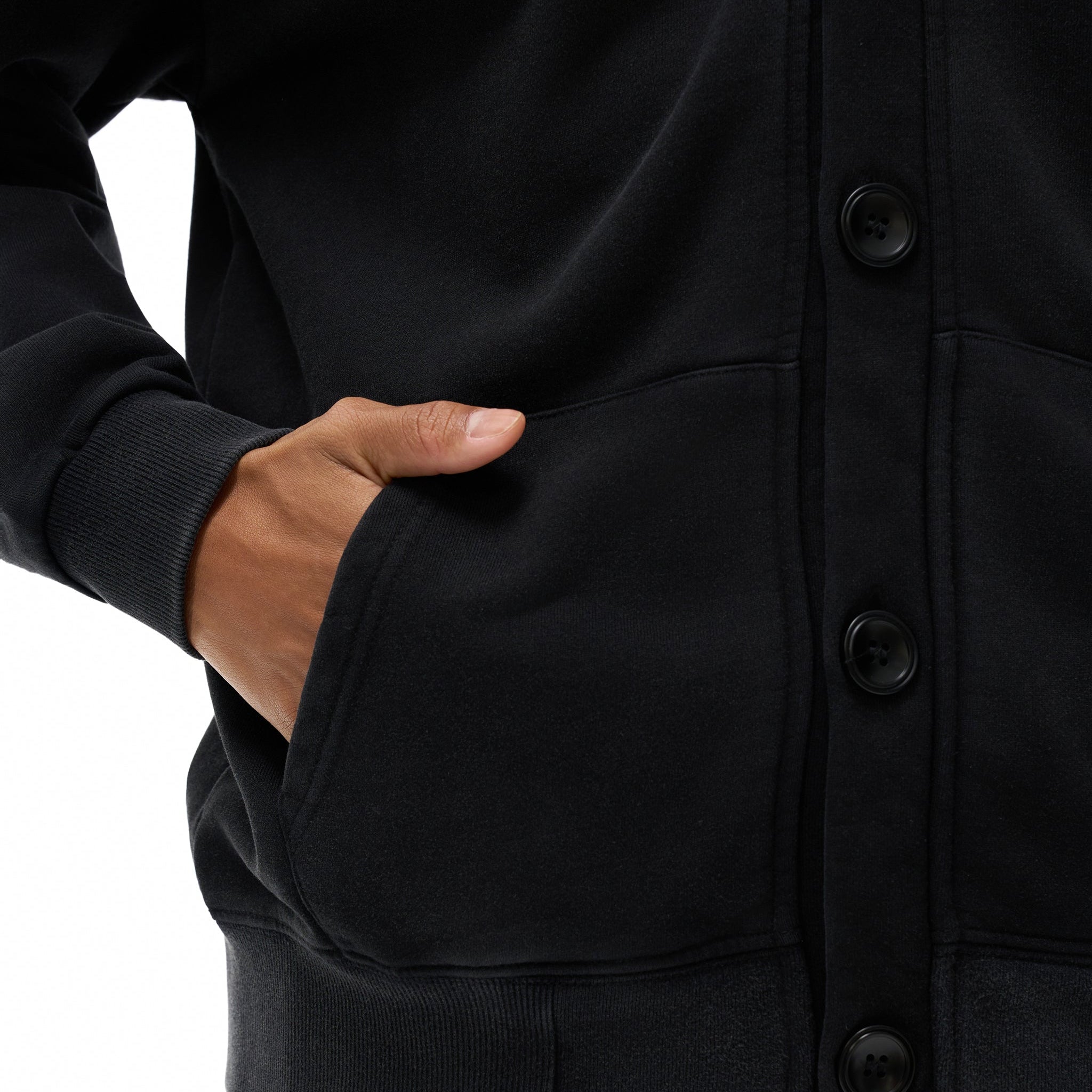 Cotton Cardigan | Snow Washed