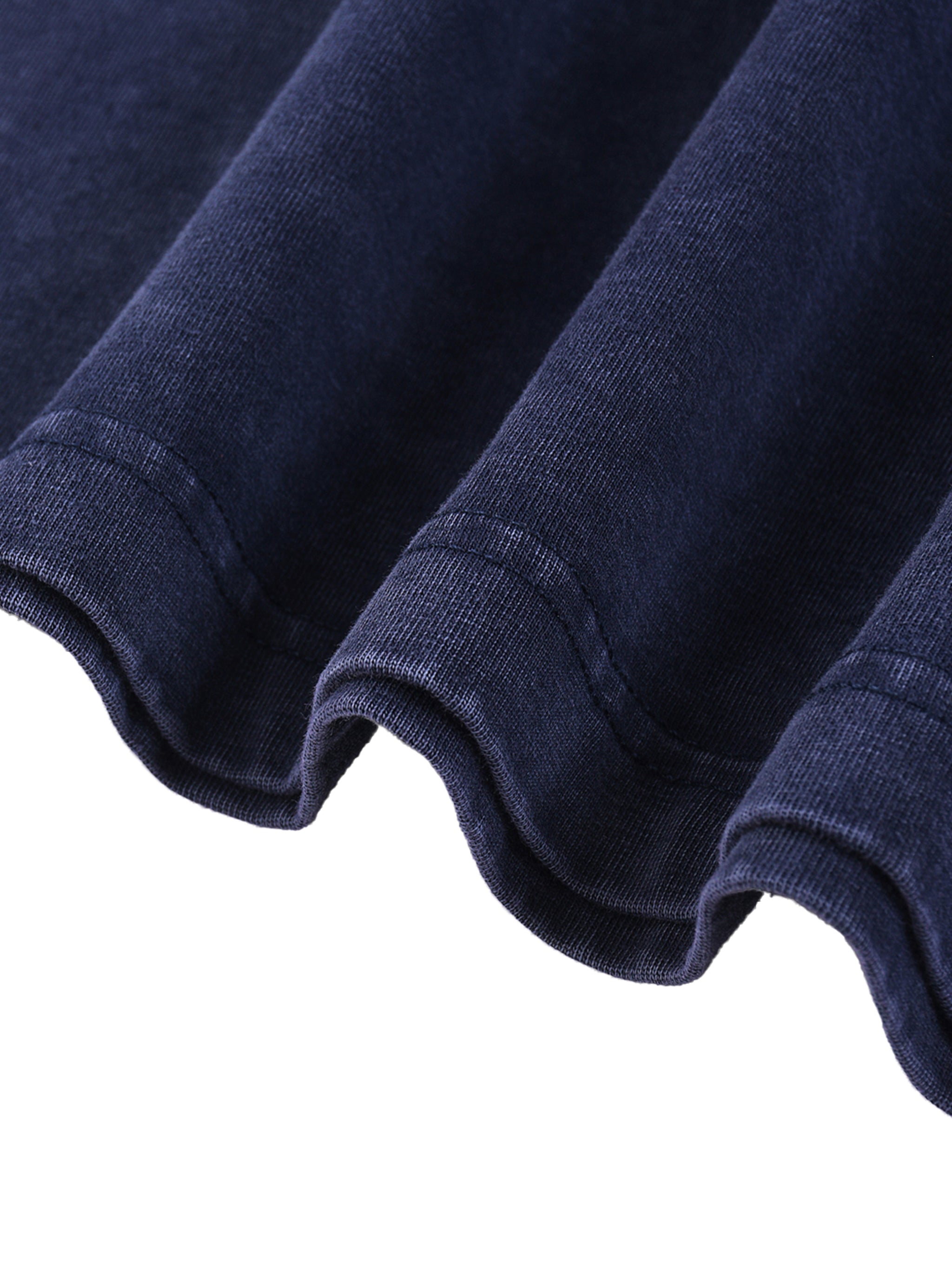 Cotton V-Neck T-shirt | Snow Washed