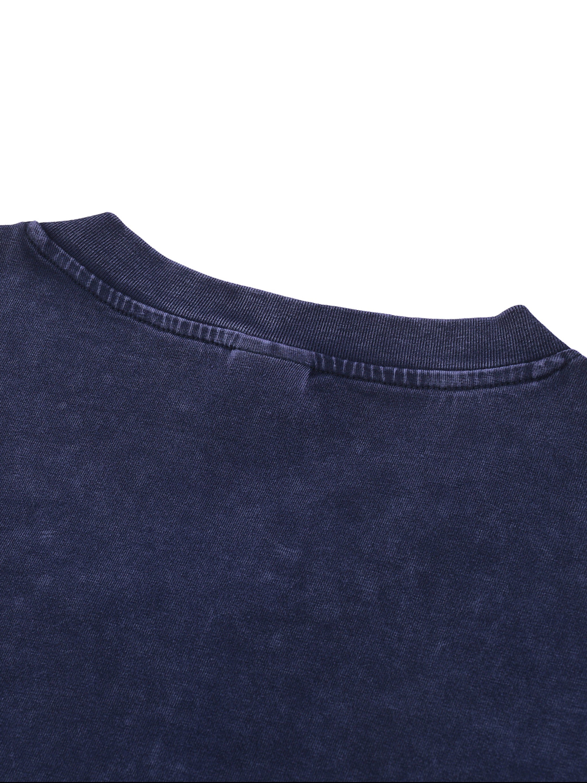 Cotton V-Neck T-shirt | Snow Washed