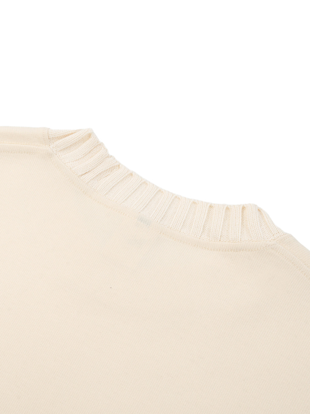 GALLO JEAN | Knit Cotton Blend Round Neck Oversized Sweatshirt