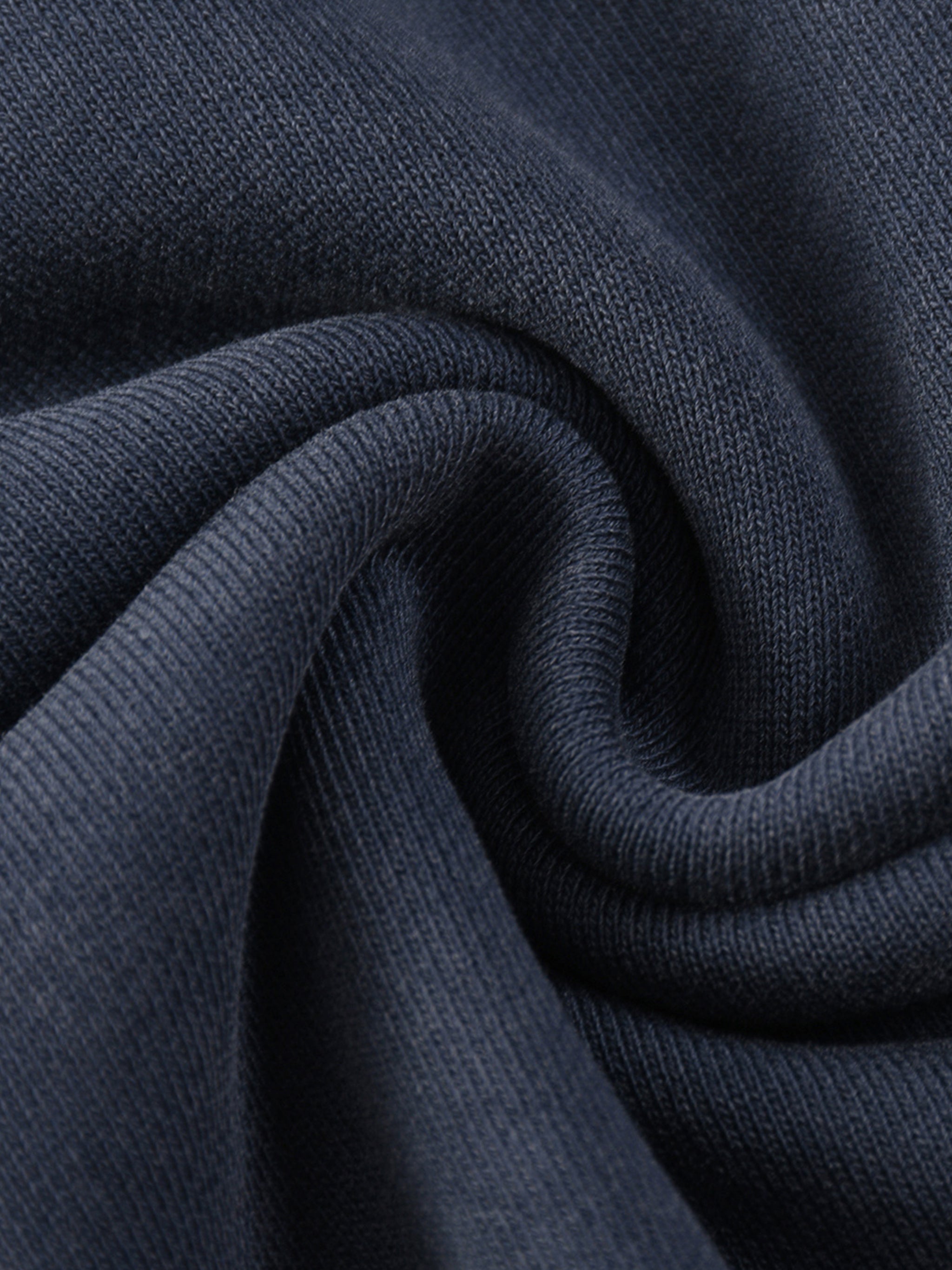 GALLO JEAN | Snow Washed Contrast Tape Cotton Sweatshirt