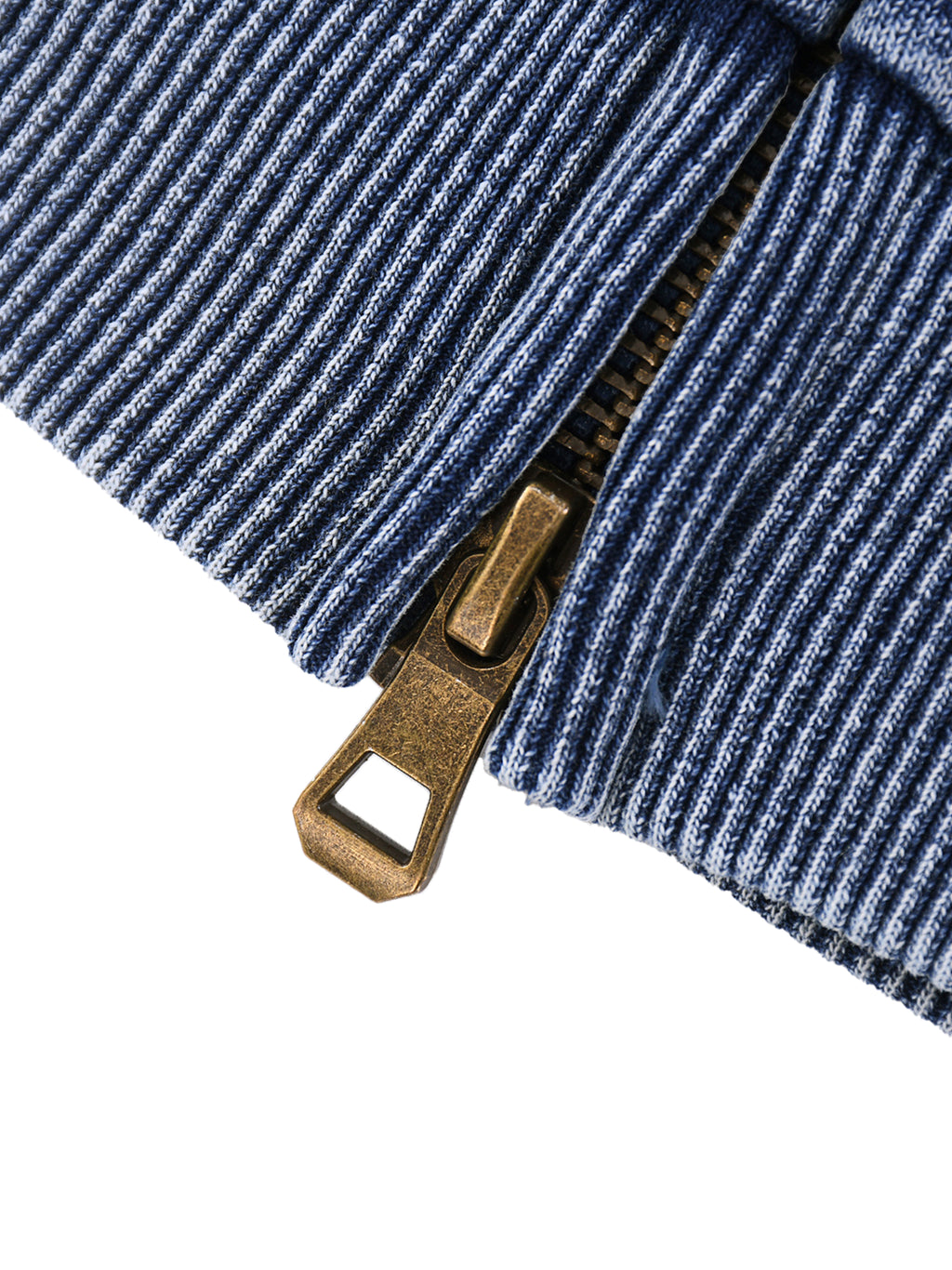 GALLO JEAN | Snow Washed Oversized Cotton Blend Zip-Up Hoodie