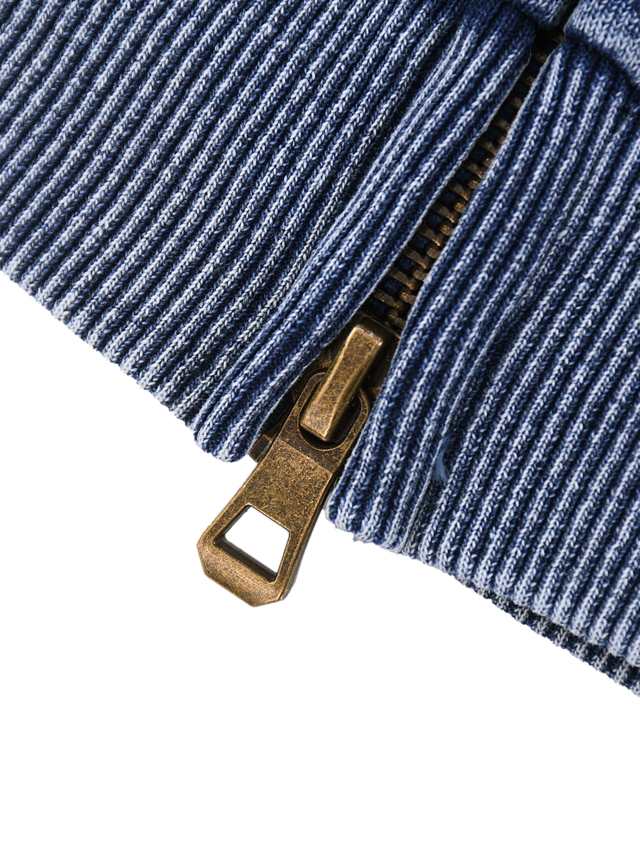 GALLO JEAN | Snow Washed Oversized Cotton Blend Zip-Up Hoodie
