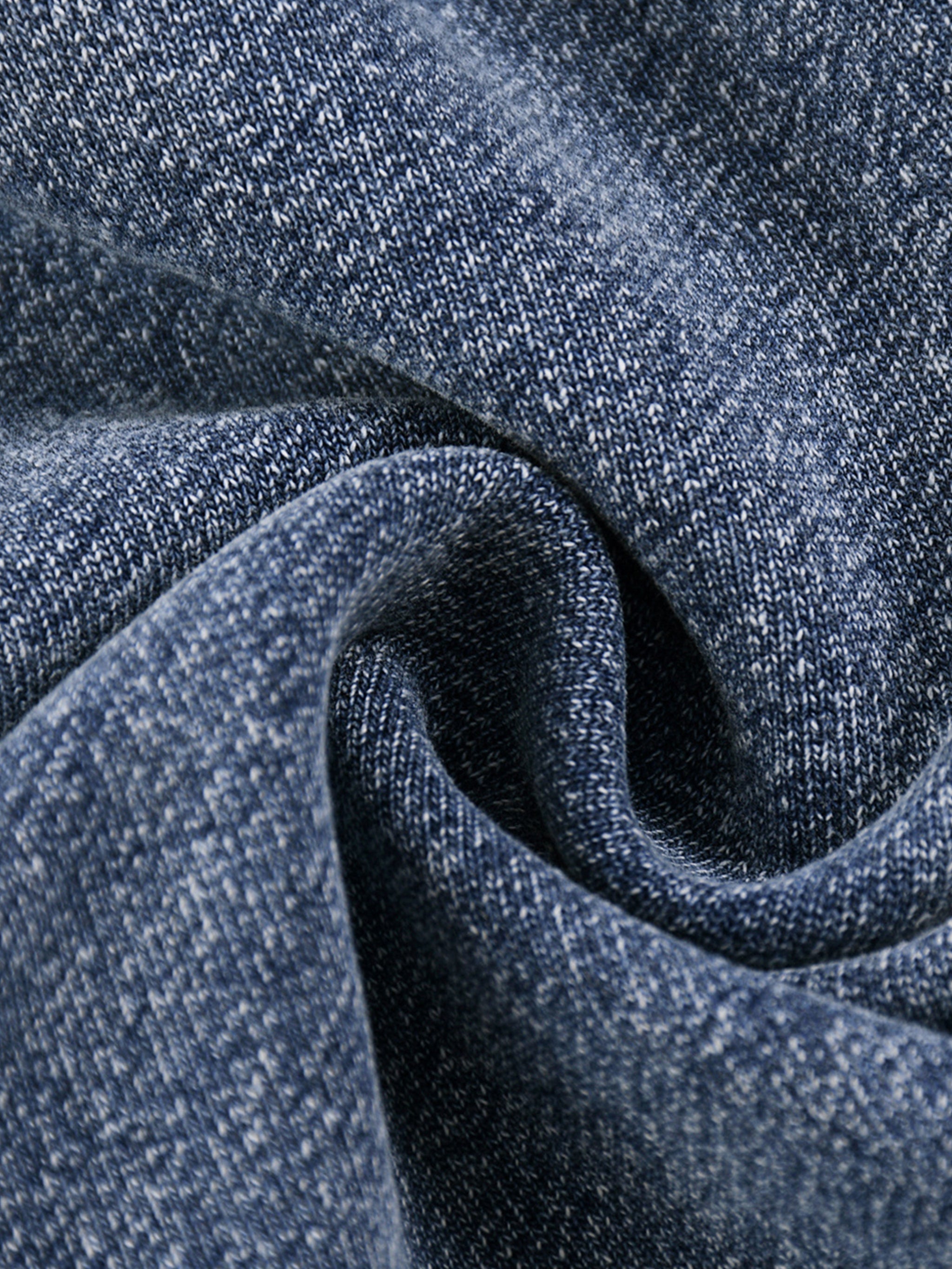 GALLO JEAN | Snow Washed Oversized Cotton Blend Zip-Up Hoodie