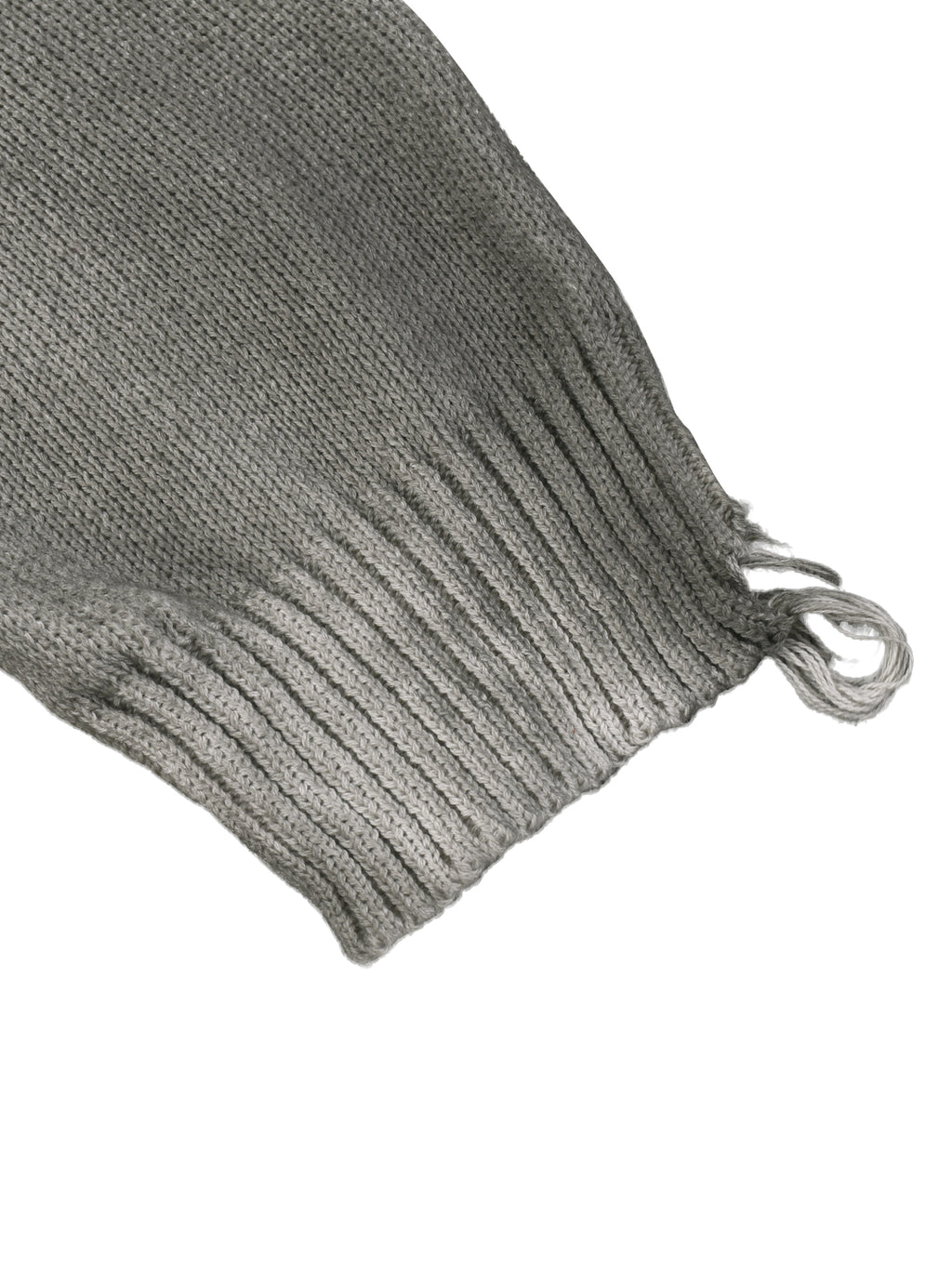 GALLO JEAN | Distressed Ripped & Faded Cotton Crewneck Sweater