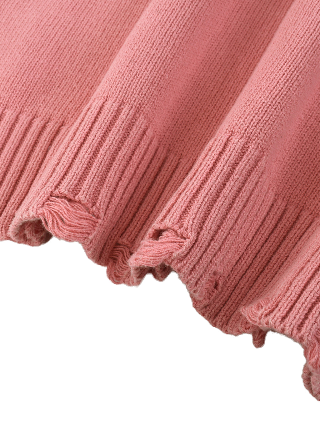 GALLO JEAN | Vintage Washed Frayed Sweater