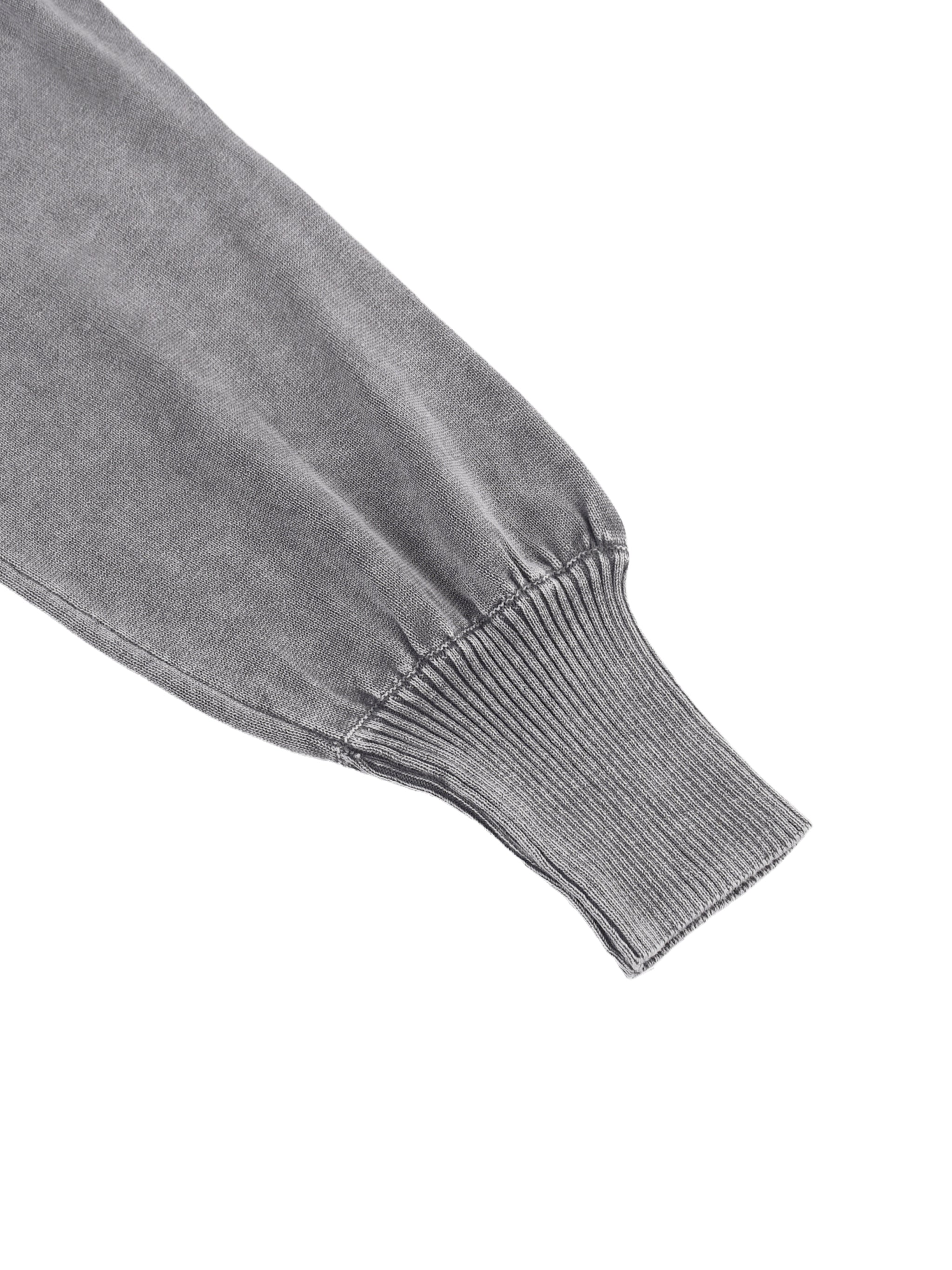 GALLO JEAN | Women's Mineral Wash Balloon Sleeve Cropped Sweater