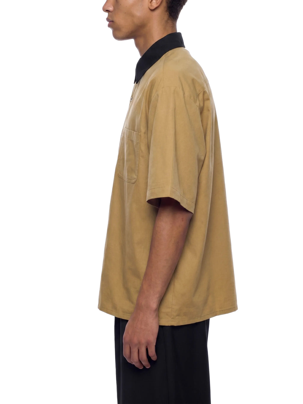 Gallo Jean | Color Block Button Down T-Shirt