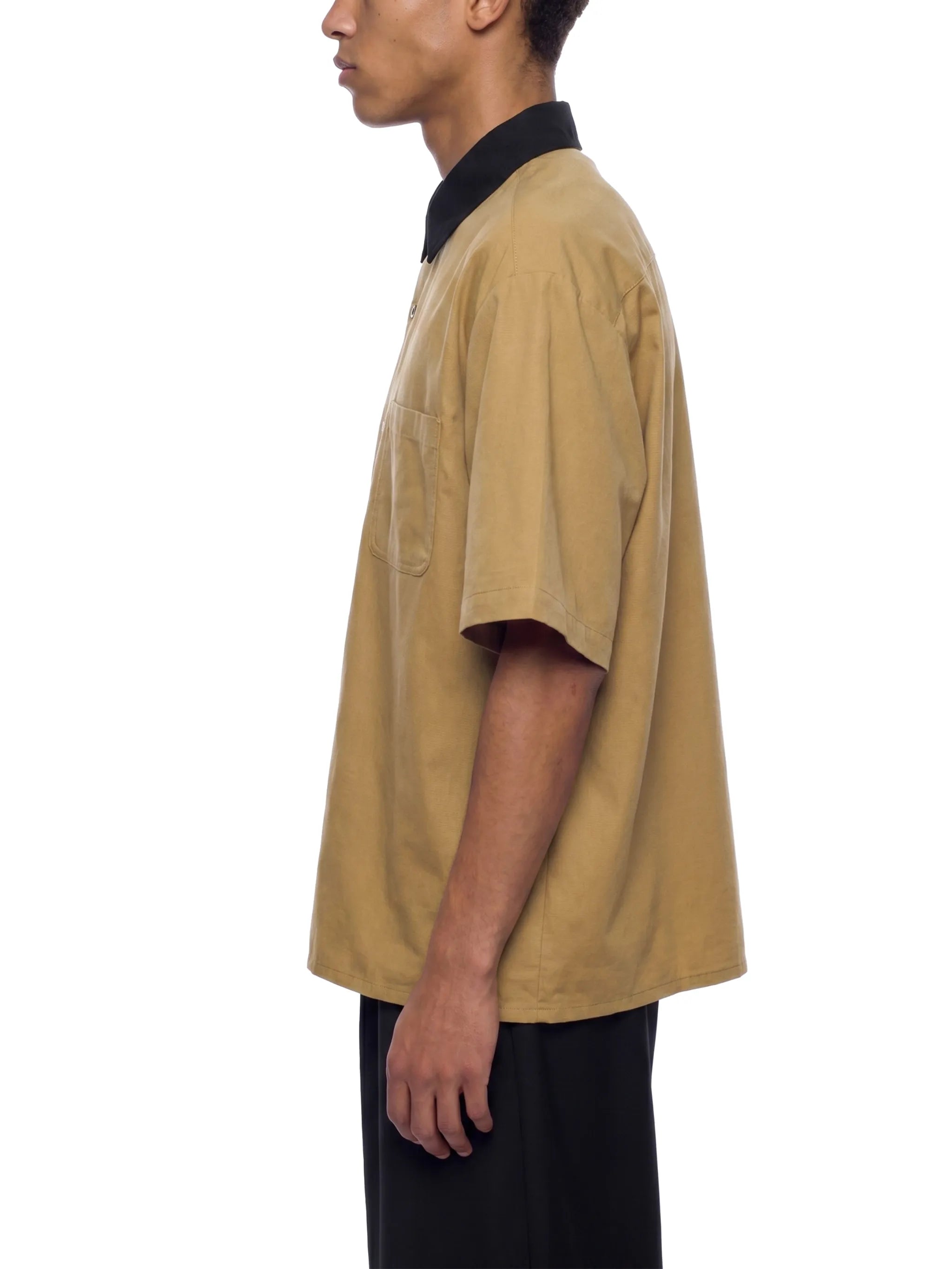 Gallo Jean | Color Block Button Down T-Shirt