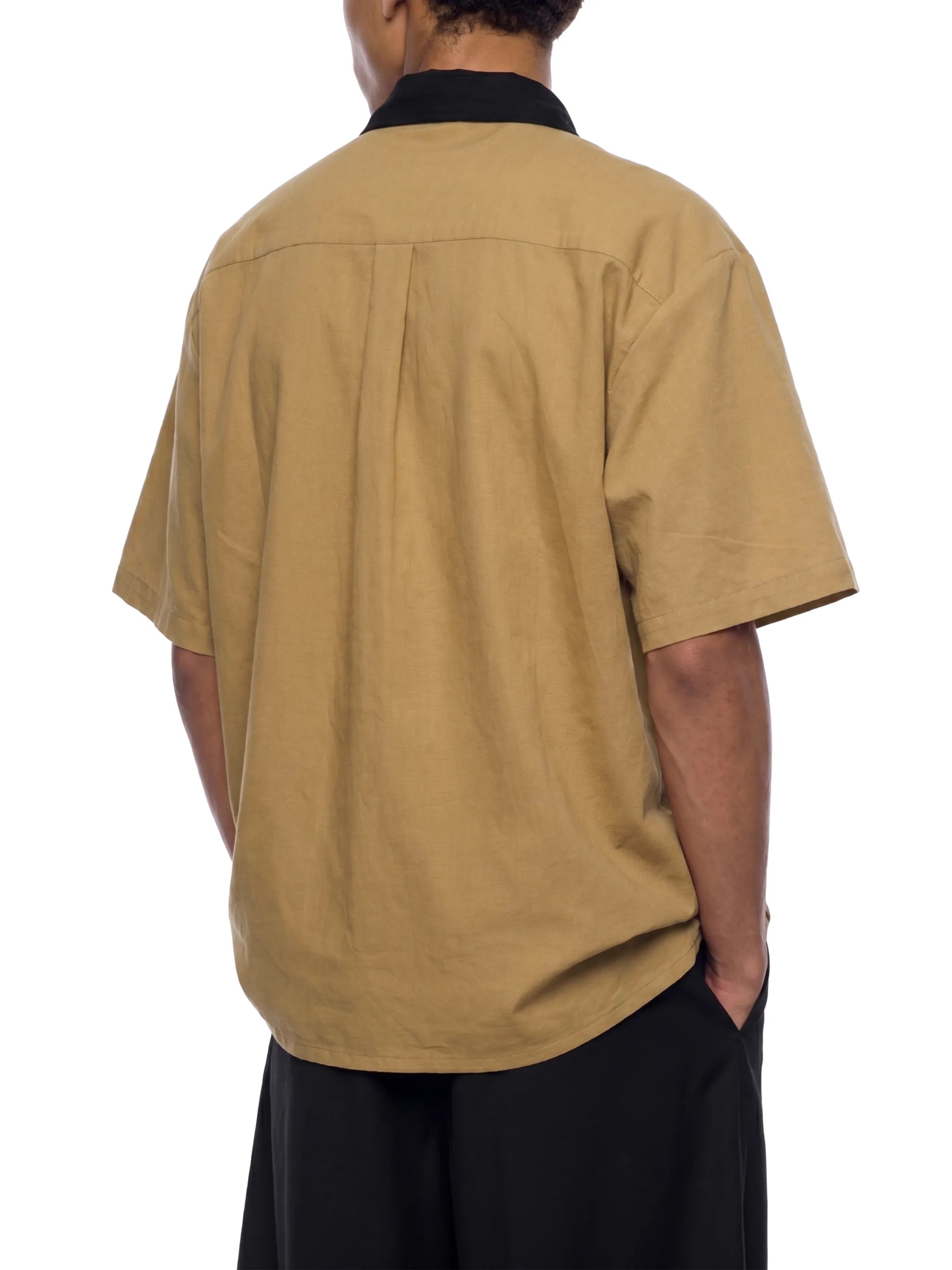 Gallo Jean | Color Block Button Down T-Shirt