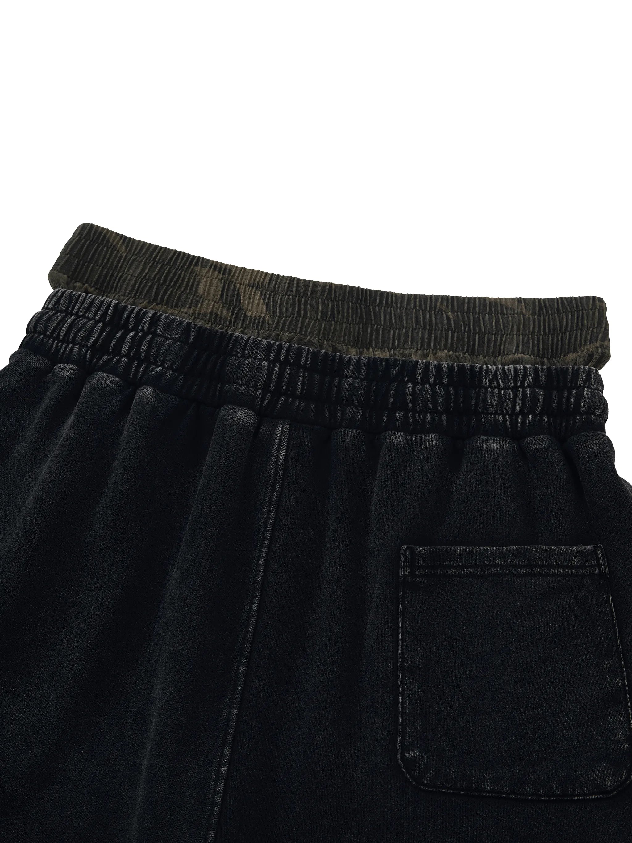Gallo Jean | Distressed Double Waisted Shorts