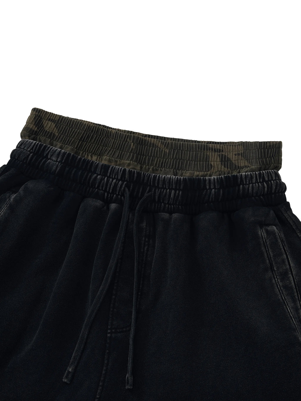 Gallo Jean | Distressed Double Waisted Shorts