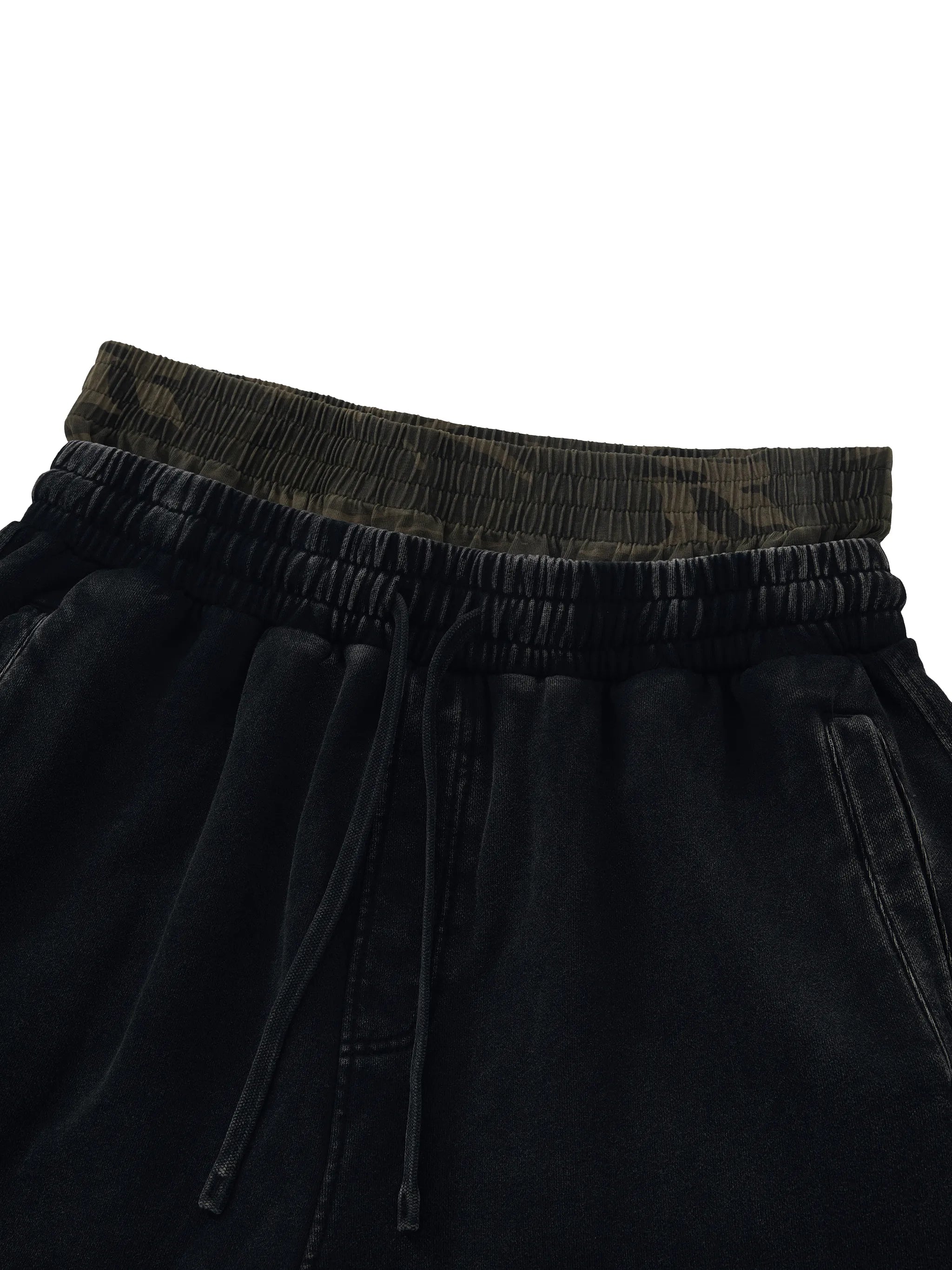 Gallo Jean | Distressed Double Waisted Shorts