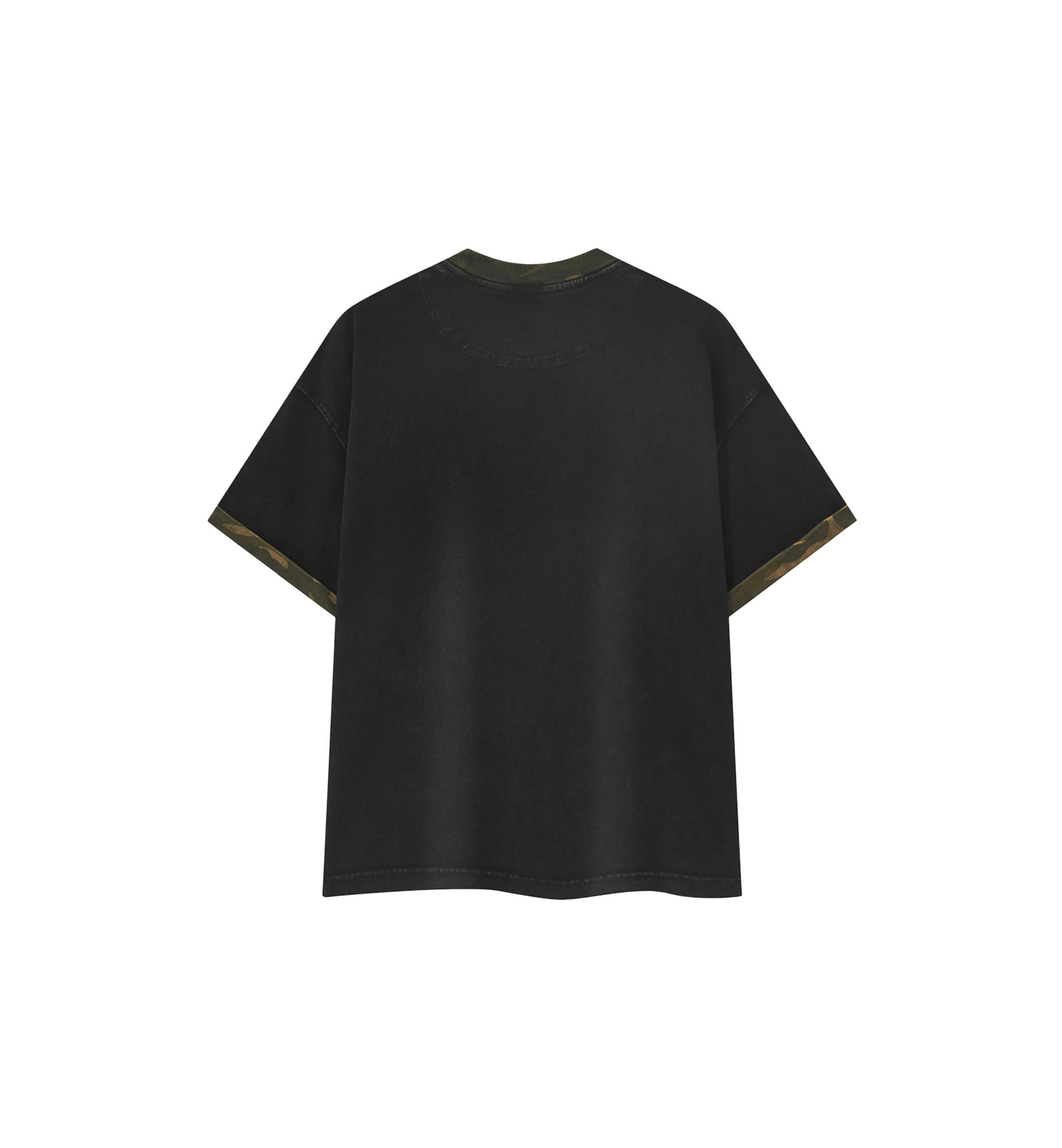 Gallo Jean | Mineral Washed Boxy Panel T-Shirt