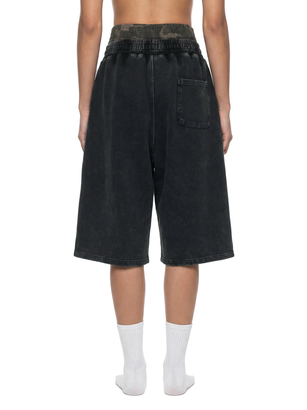 Gallo Jean | Distressed Double Waisted Shorts