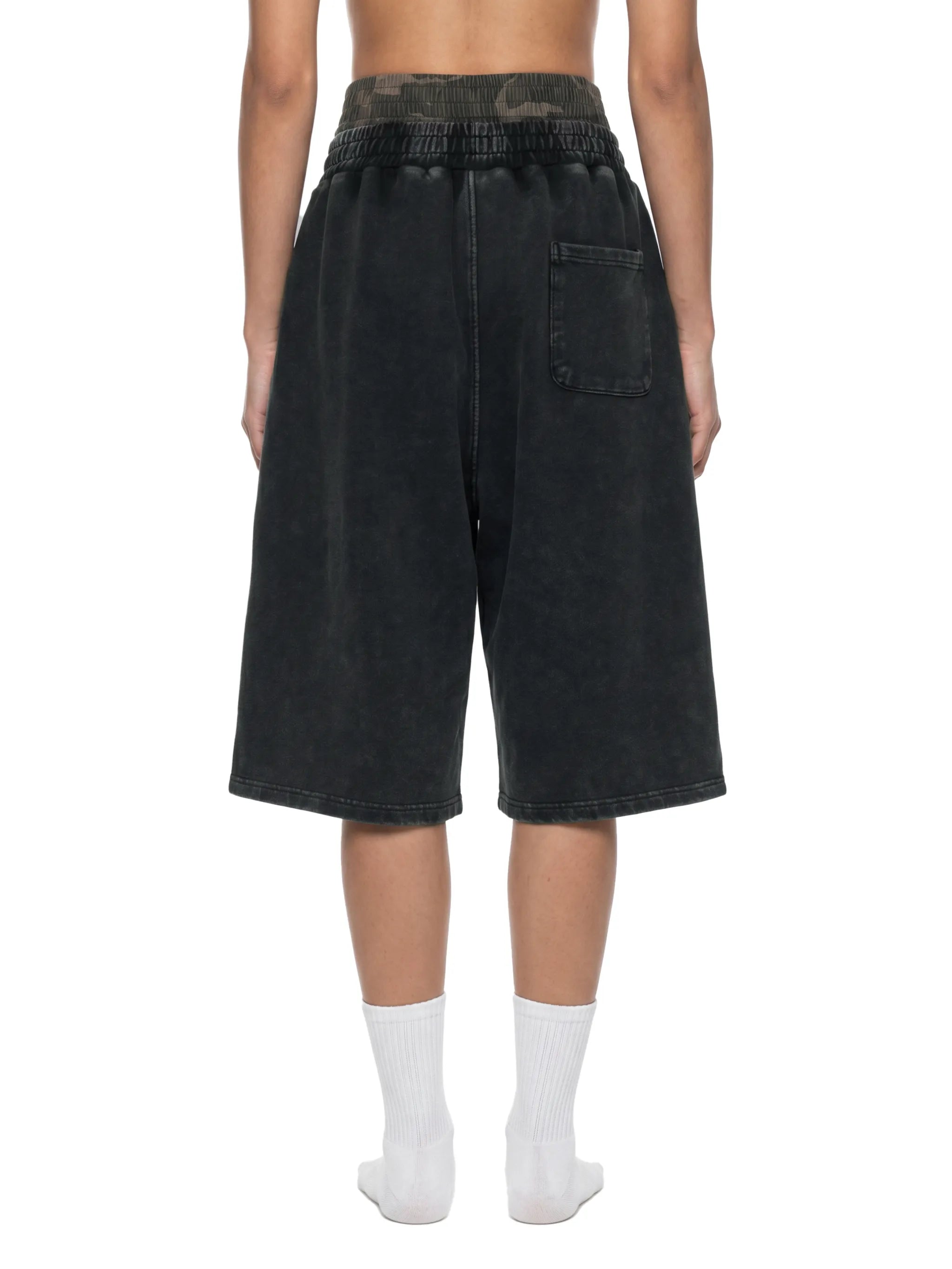 Gallo Jean | Distressed Double Waisted Shorts