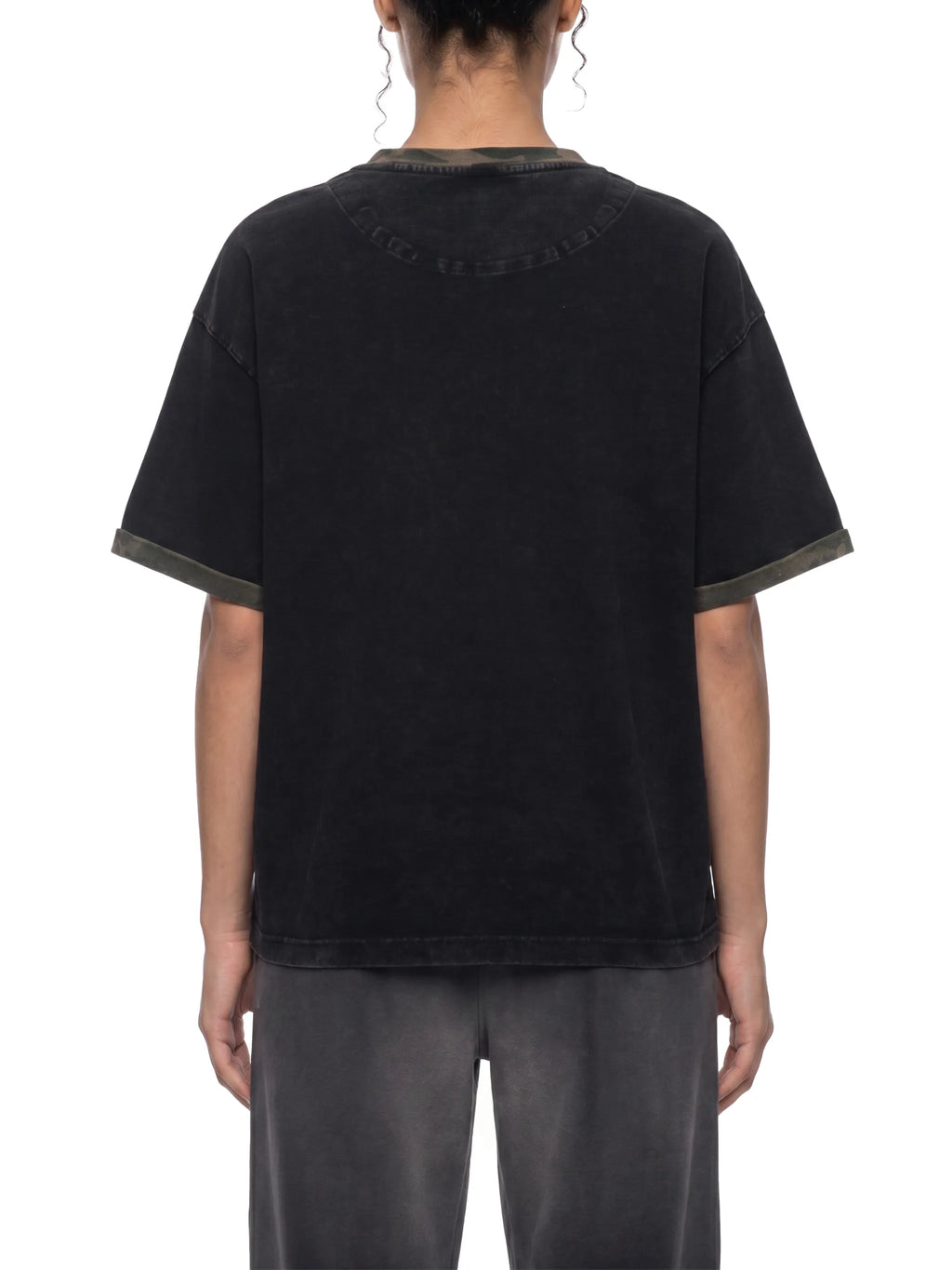 Gallo Jean | Mineral Washed Boxy Panel T-Shirt