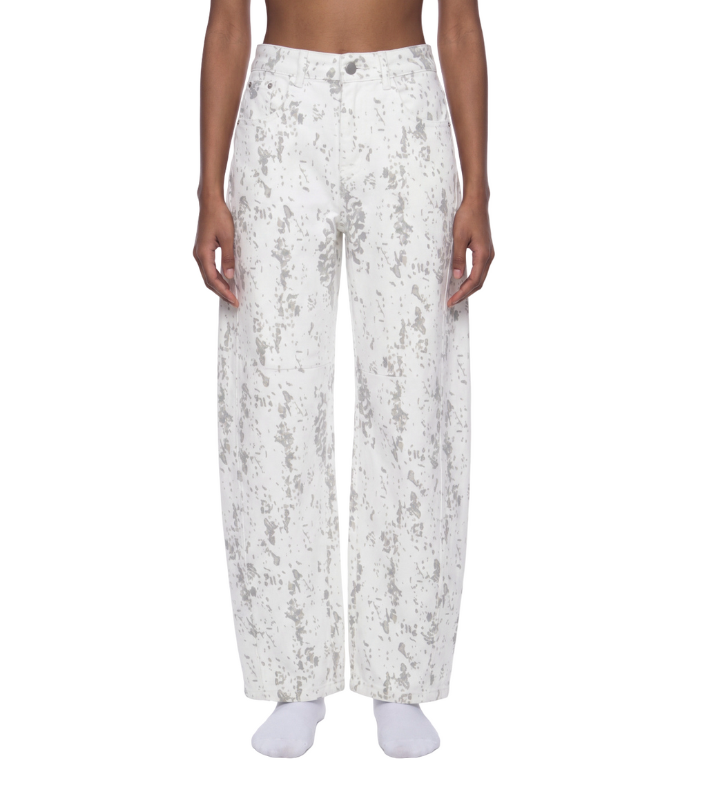 Gallo Jean | Women's Splatter Barrel Leg Jeans
