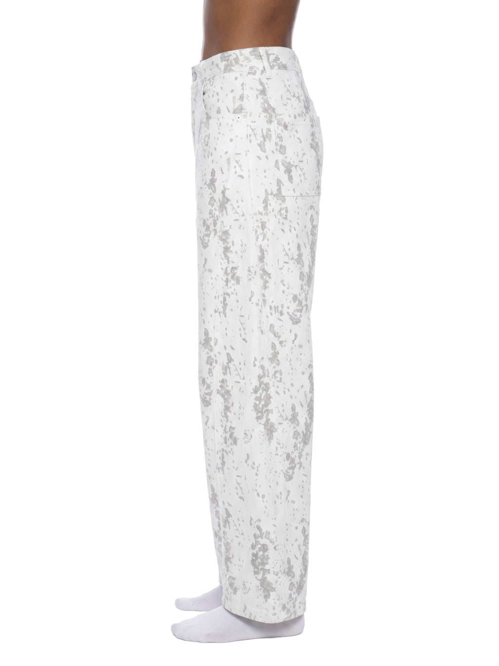 Gallo Jean | Women's Splatter Barrel Leg Jeans