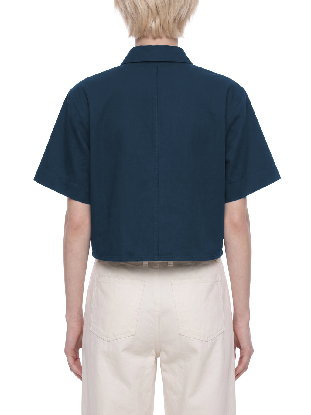 Gallo Jean | Women’s Cropped Cotton Short Sleeve Shirt