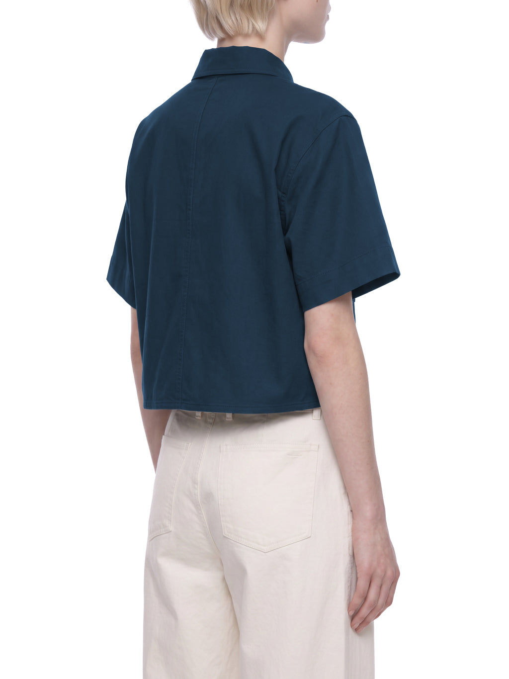 Gallo Jean | Women’s Cropped Cotton Short Sleeve Shirt