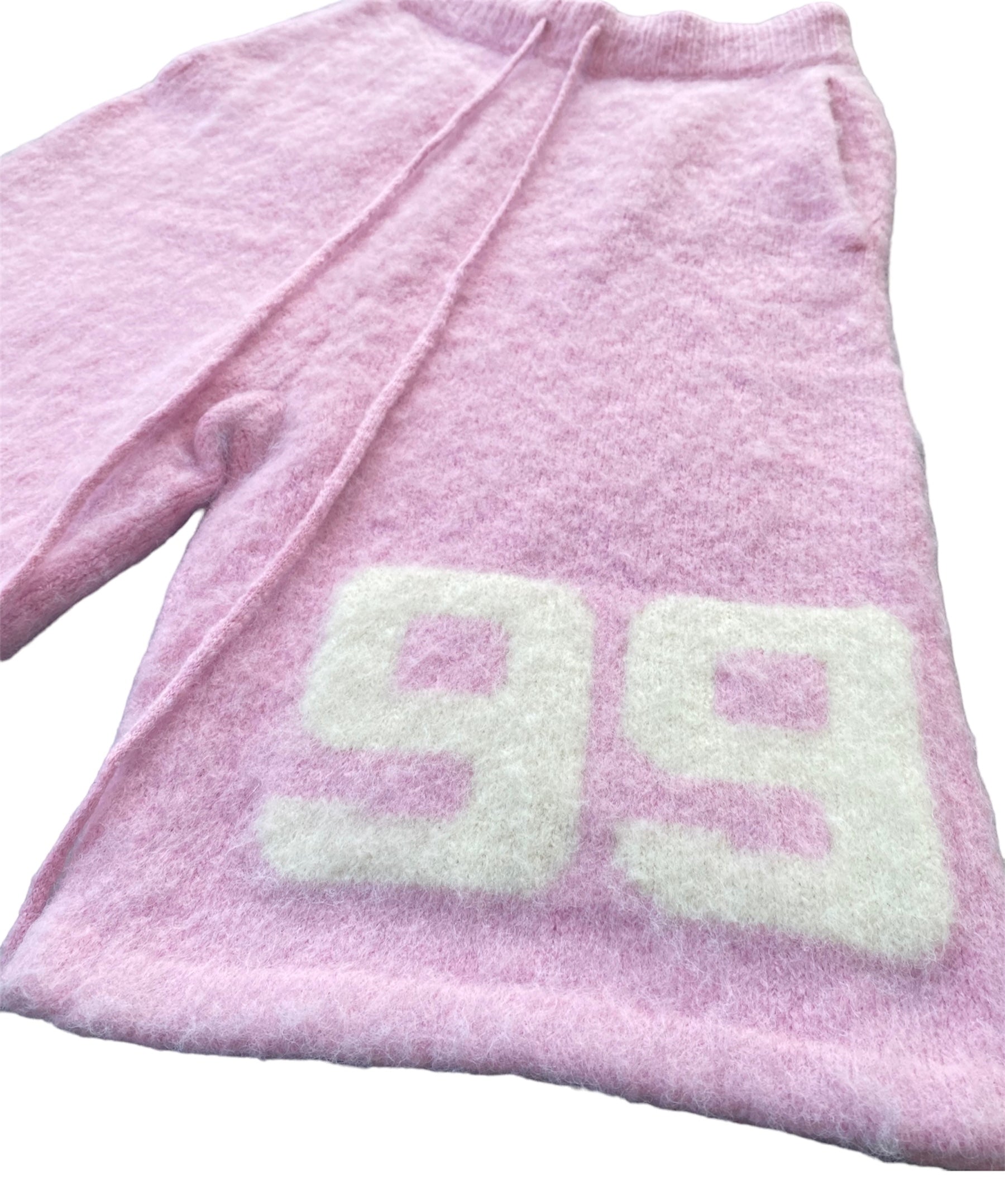 BRAINWASHED | Pink Mohair Shorts