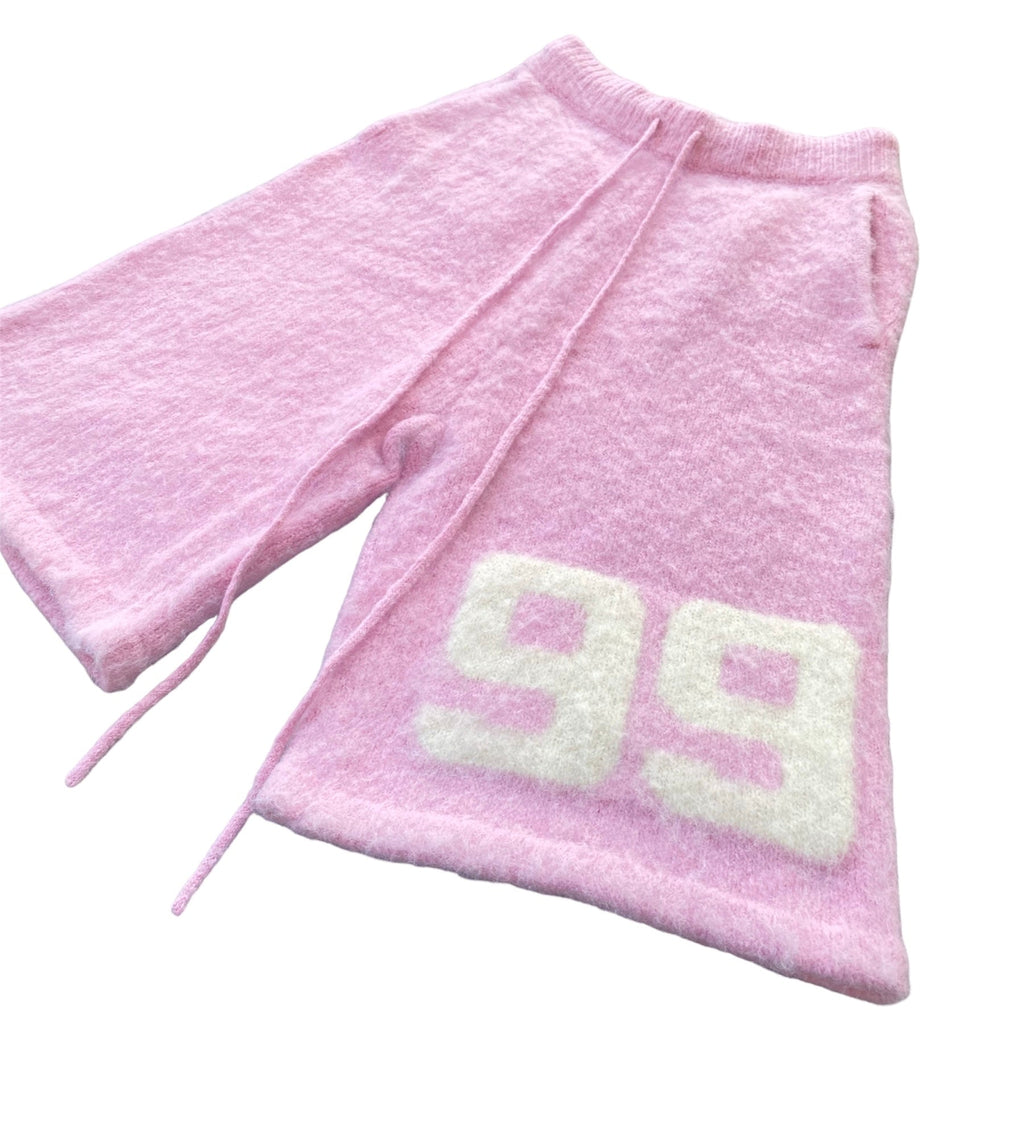 BRAINWASHED | Pink Mohair Shorts