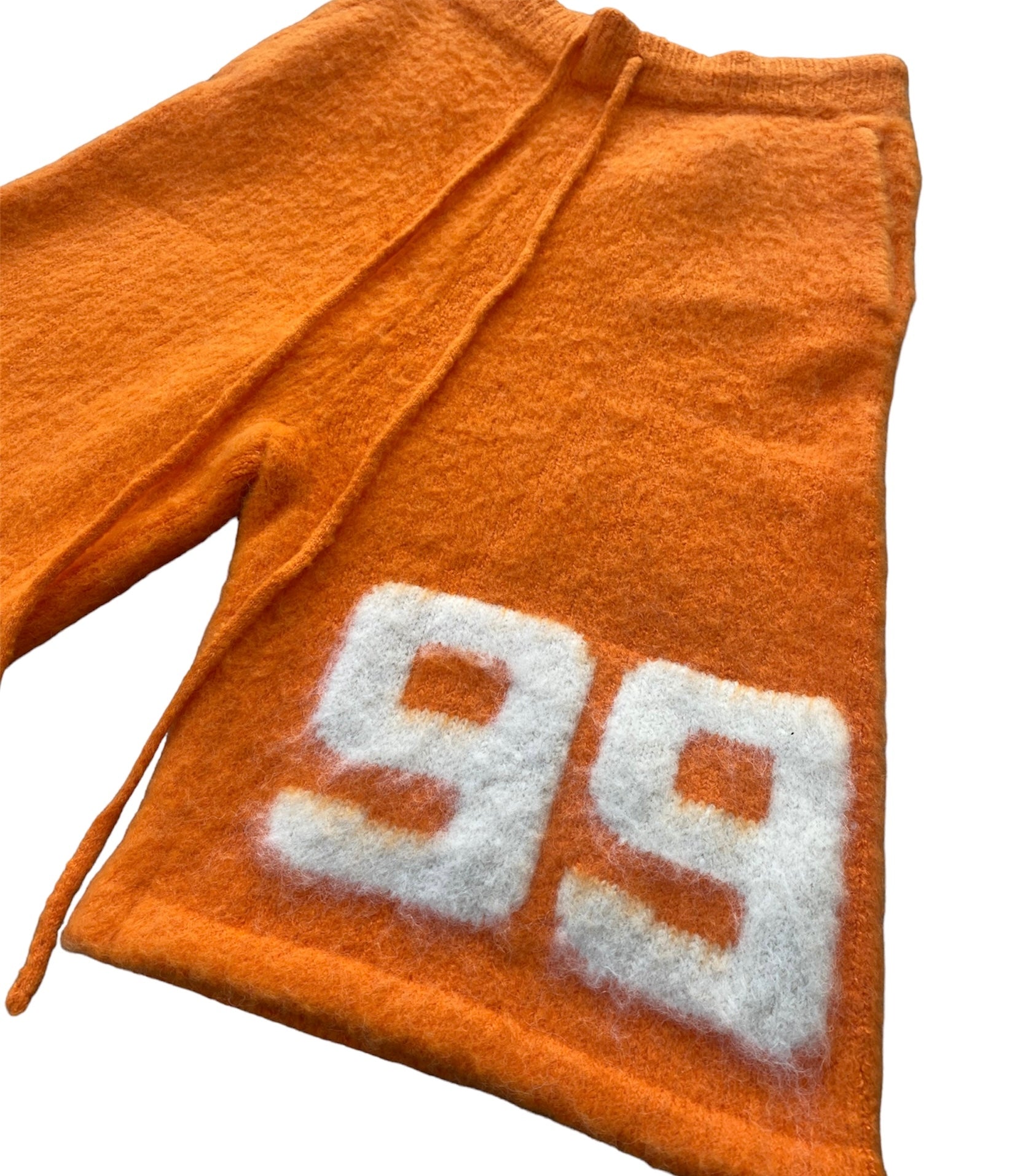 BRAINWASHED | Orange Mohair Shorts