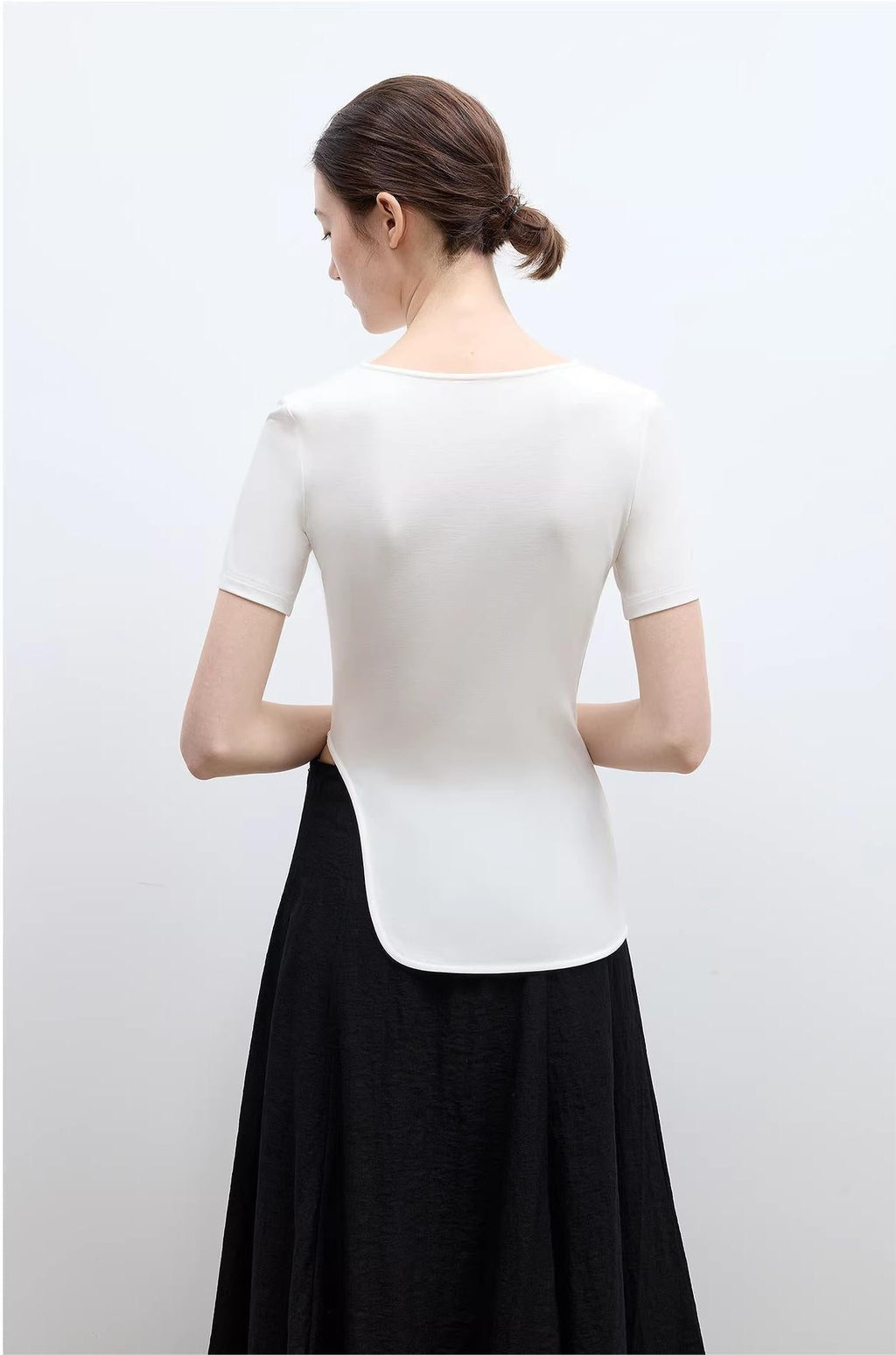 FIRELADY FUR | Women's Asymmetrical Hem T-shirt