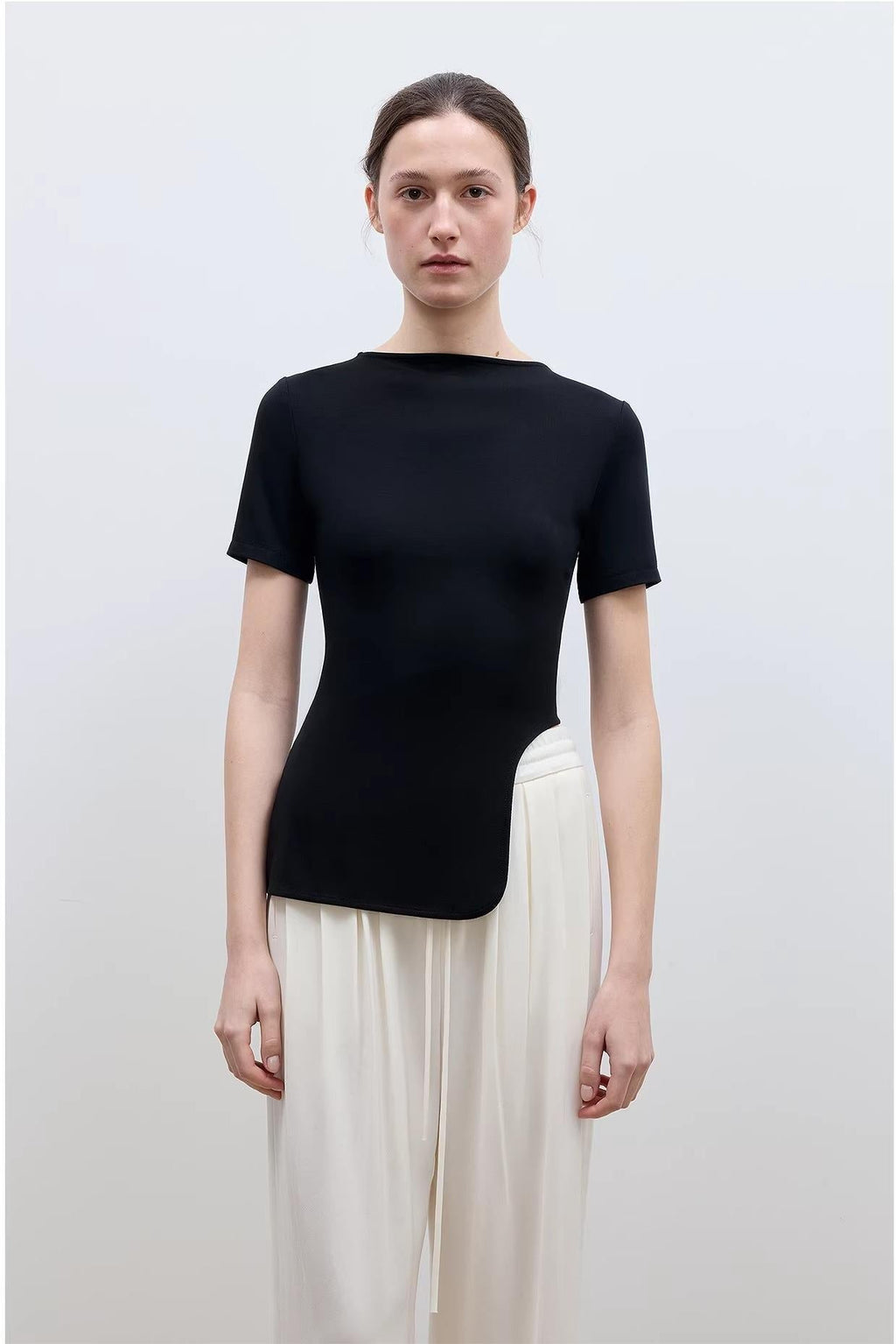 FIRELADY FUR | Women's Asymmetrical Hem T-shirt