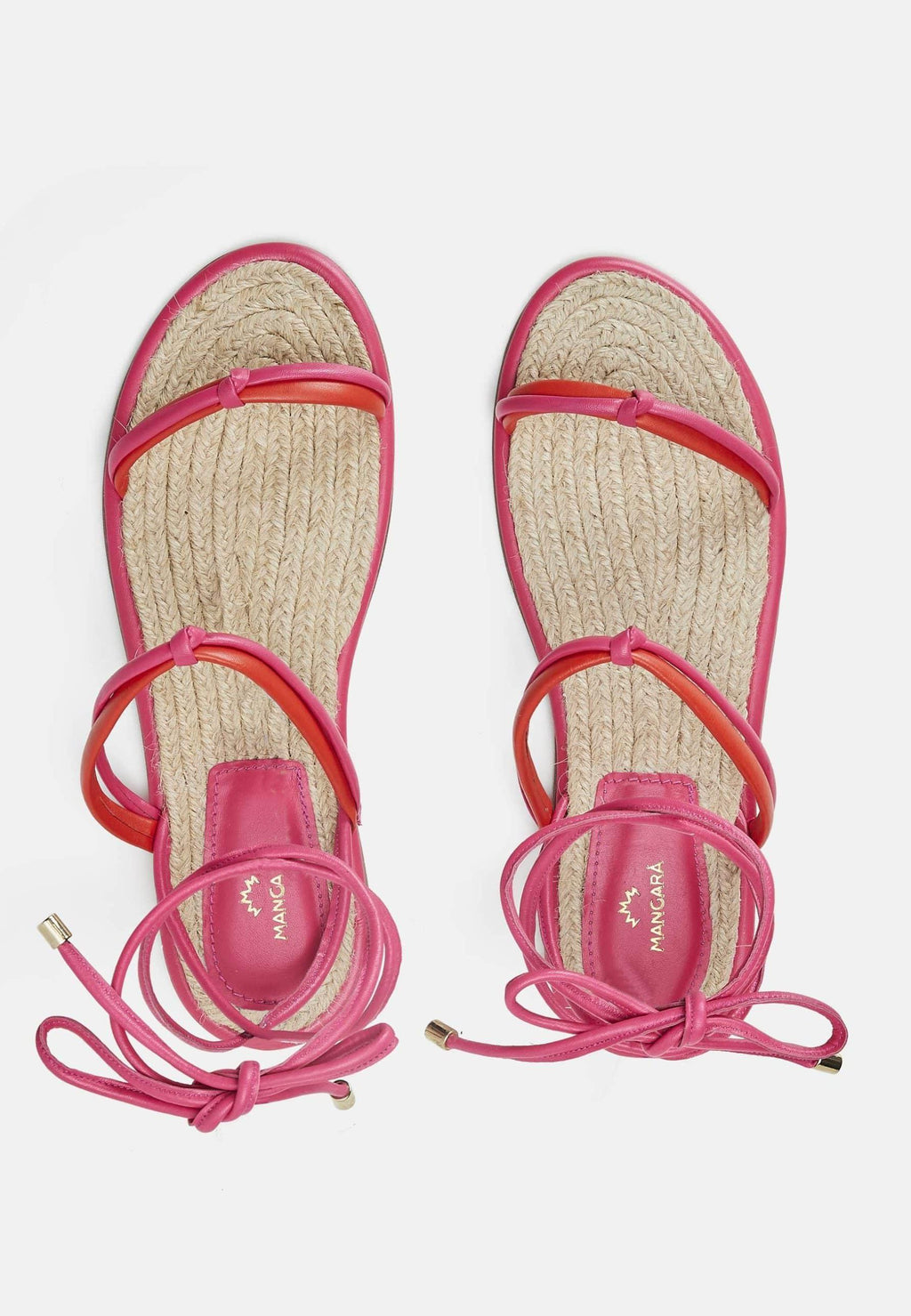 Mangará Atelier | Leather Lace-Up Sandals