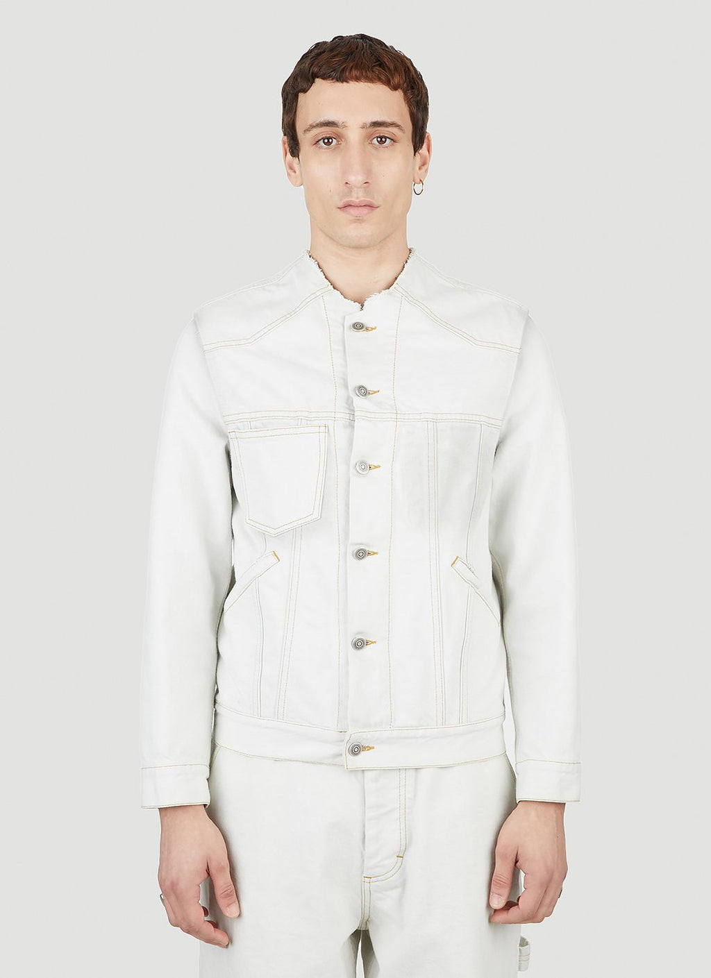 Maison Margiela | Men's Collarless Denim Jacket