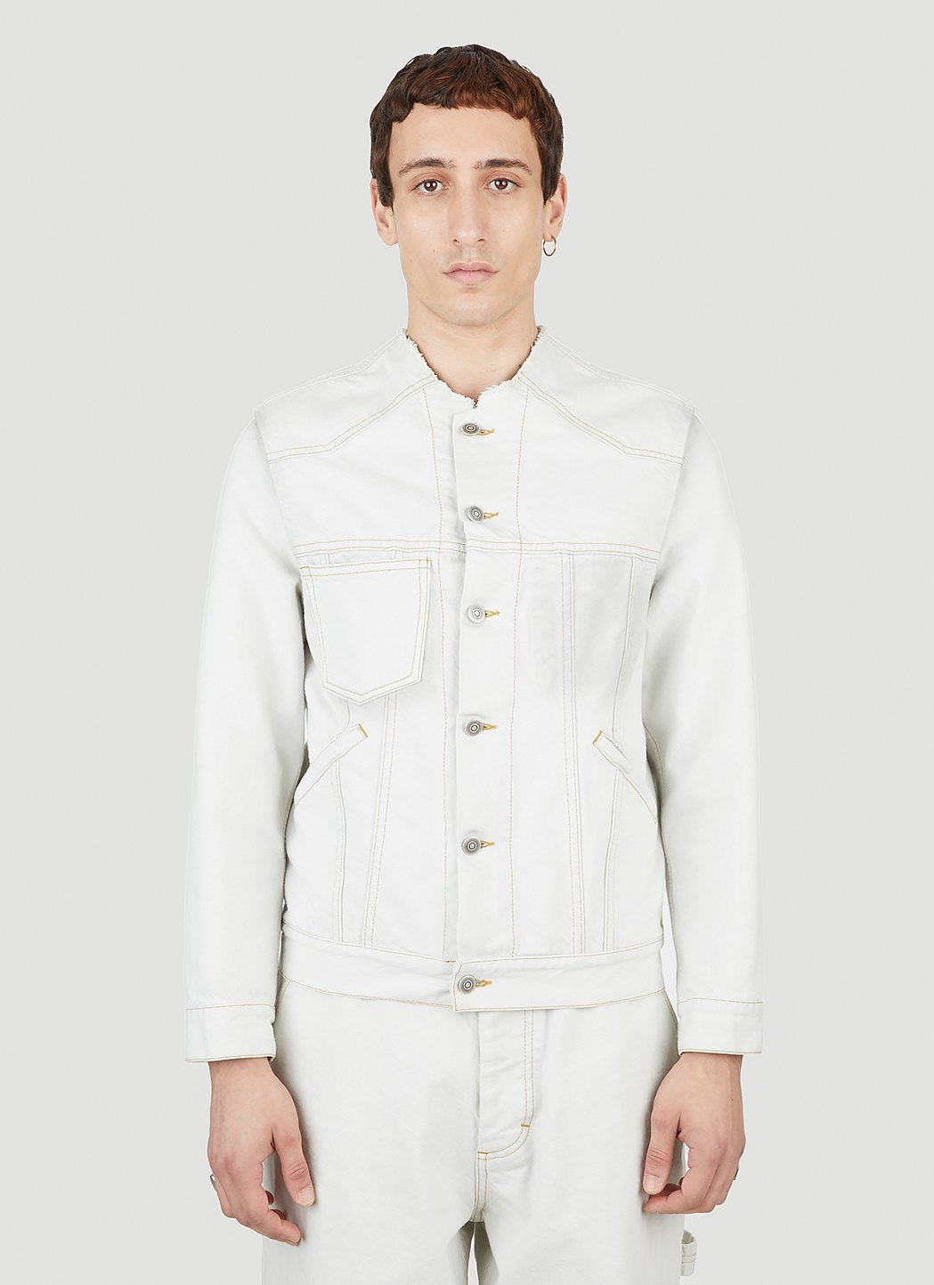 Maison Margiela | Men's Collarless Denim Jacket