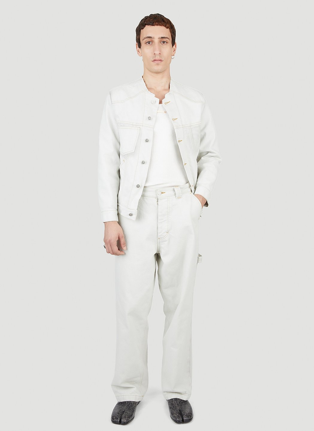 Maison Margiela | Men's Collarless Denim Jacket