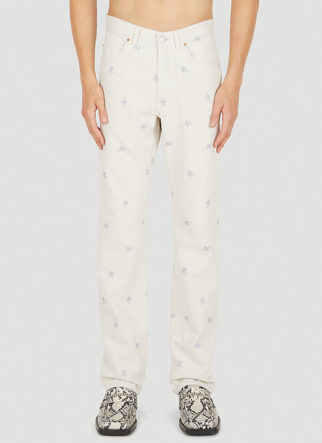 Martine Rose | Men's Floral Print Jeans