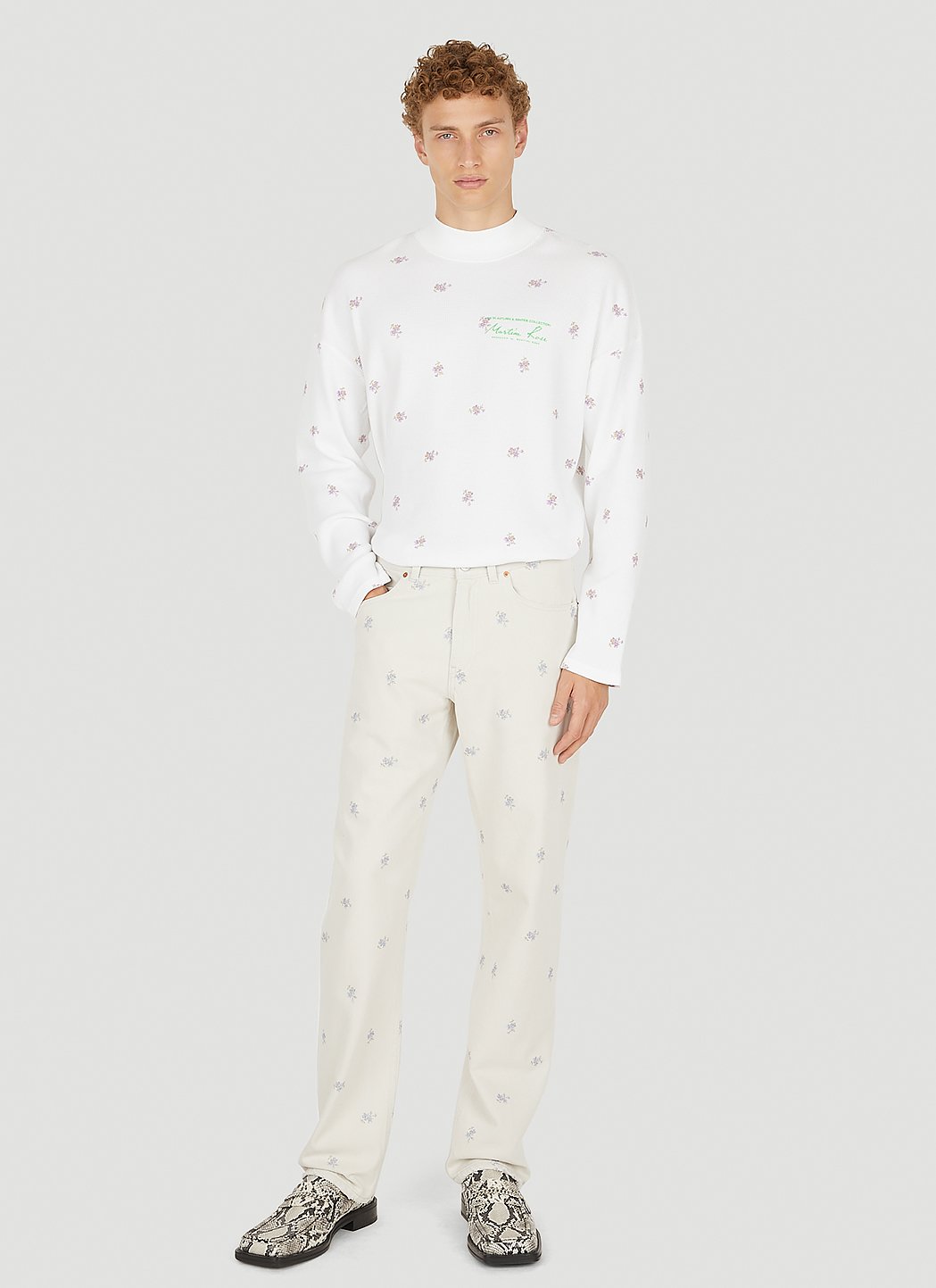 Martine Rose | Men's Floral Print Jeans