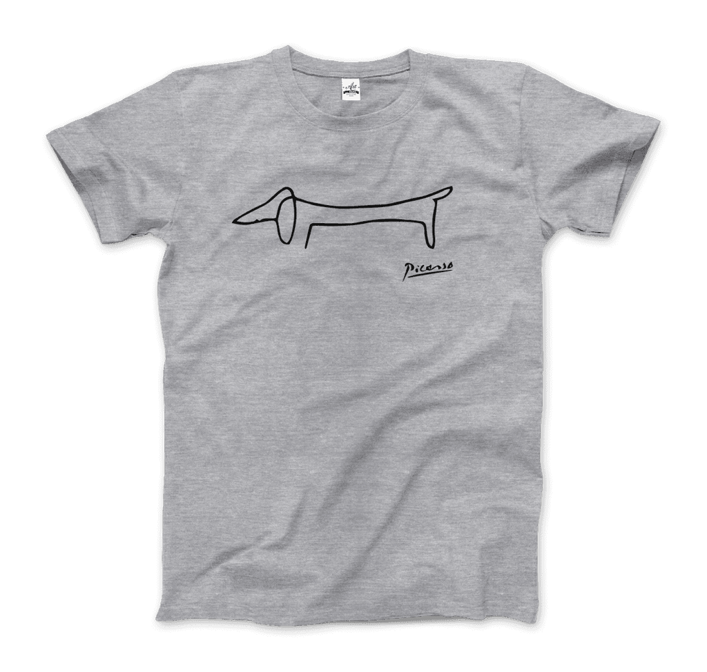 Art-O-Rama Shop | Pablo Picasso Dachshund Dog (Lump) Artwork T-shirt