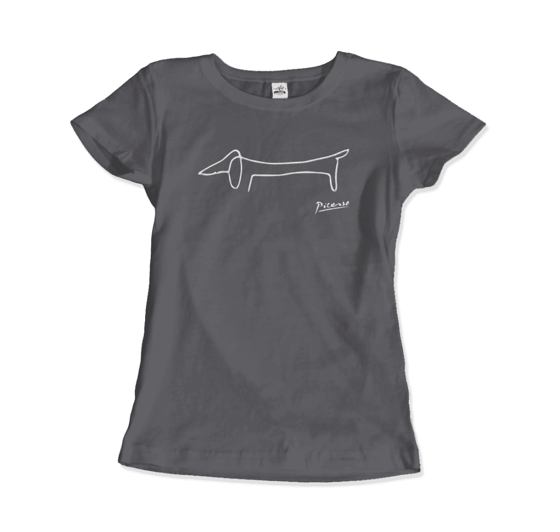 Art-O-Rama Shop | Pablo Picasso Dachshund Dog (Lump) Artwork T-shirt