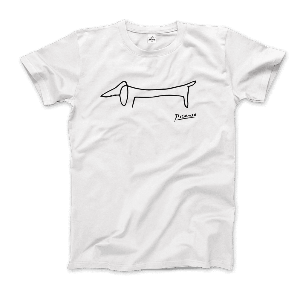 Art-O-Rama Shop | Pablo Picasso Dachshund Dog (Lump) Artwork T-shirt