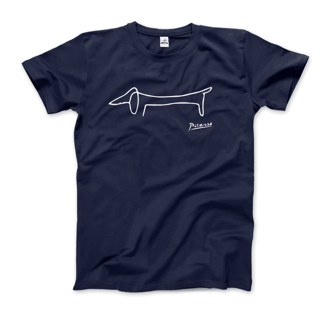 Art-O-Rama Shop | Pablo Picasso Dachshund Dog (Lump) Artwork T-shirt