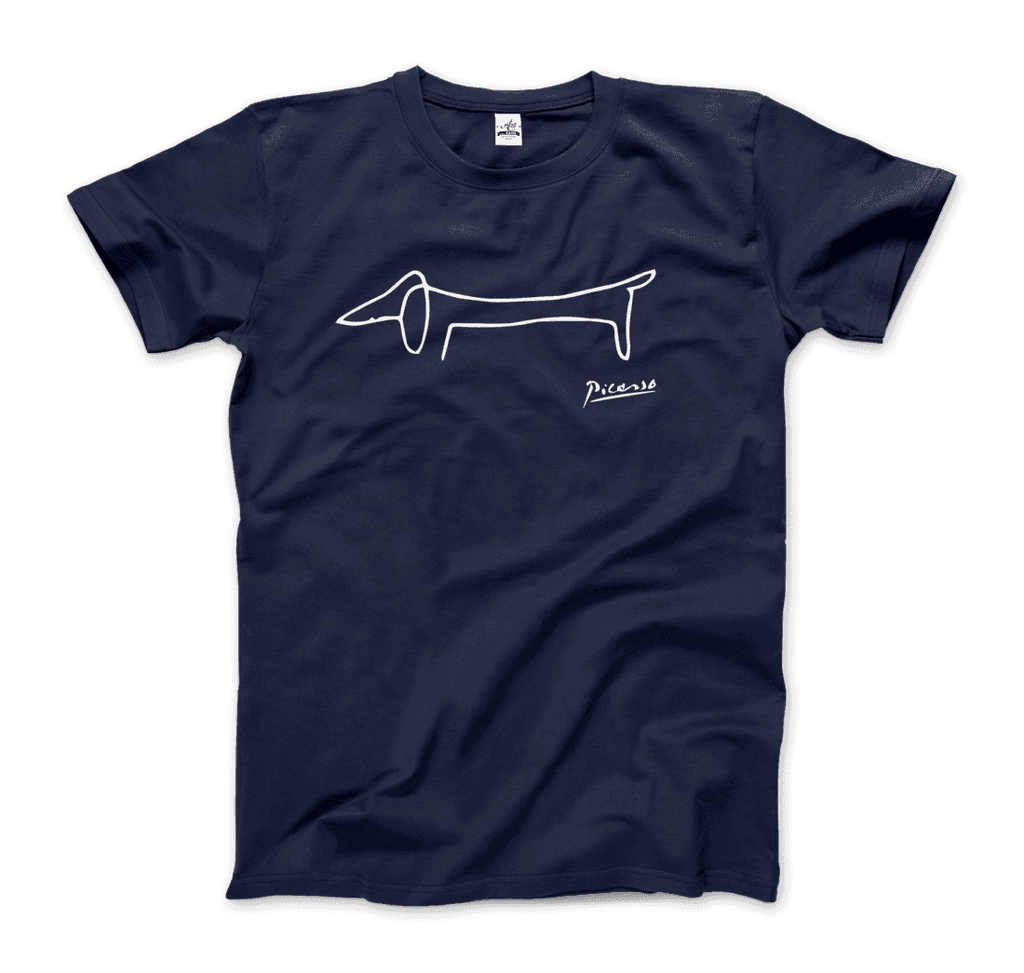Art-O-Rama Shop | Pablo Picasso Dachshund Dog (Lump) Artwork T-shirt