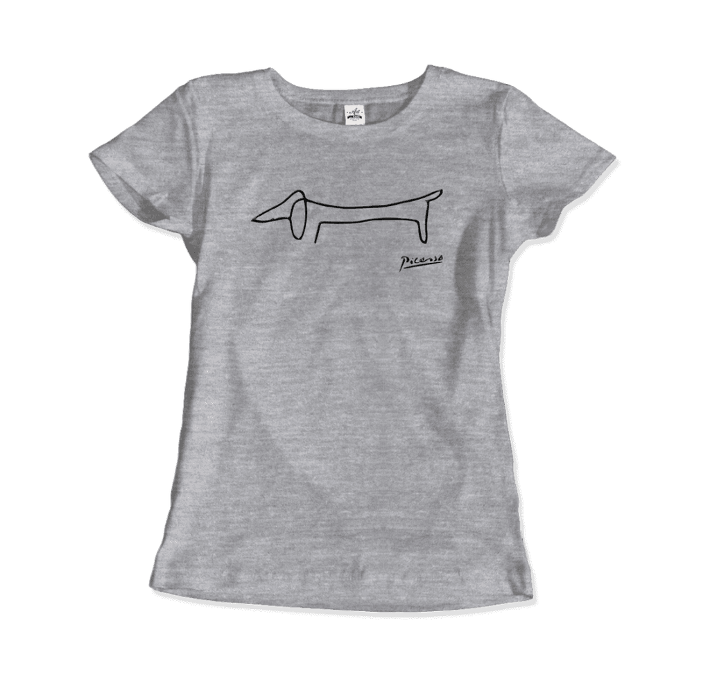 Art-O-Rama Shop | Pablo Picasso Dachshund Dog (Lump) Artwork T-shirt