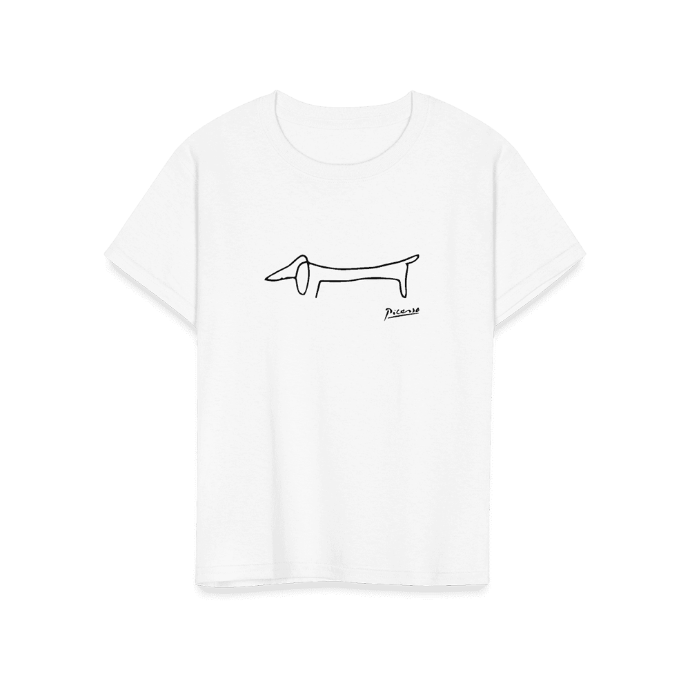 Art-O-Rama Shop | Pablo Picasso Dachshund Dog (Lump) Artwork T-shirt