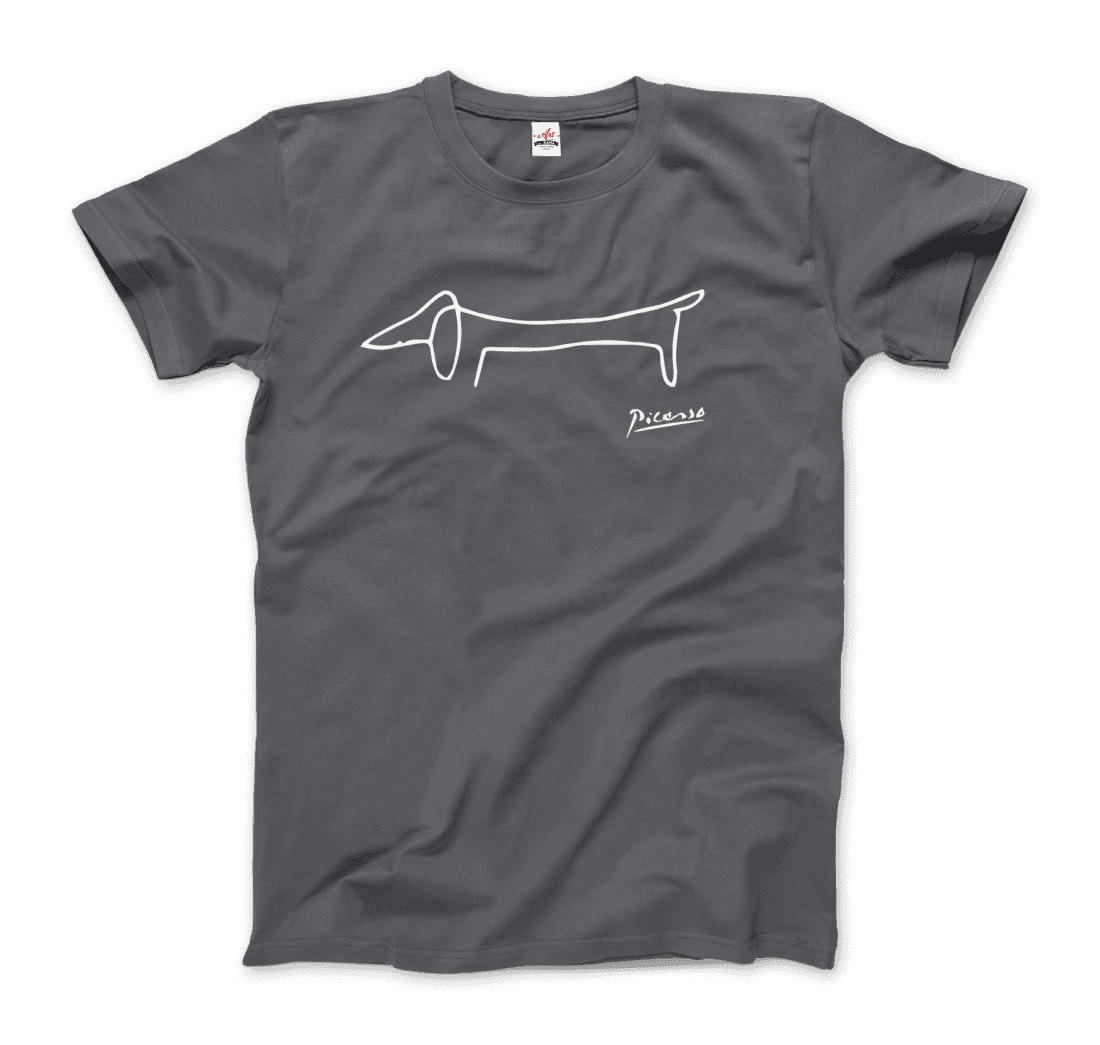 Art-O-Rama Shop | Pablo Picasso Dachshund Dog (Lump) Artwork T-shirt